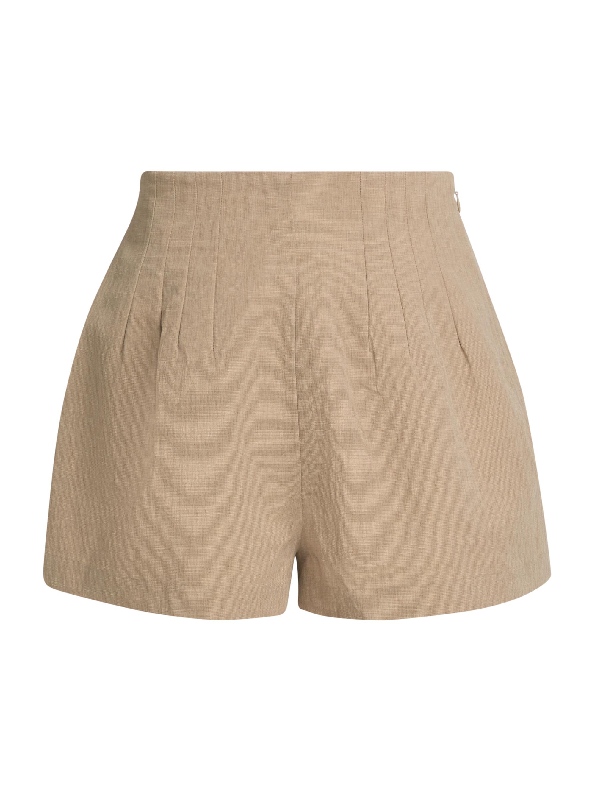 Staud Women's Magpie Woven Shorts - Natural