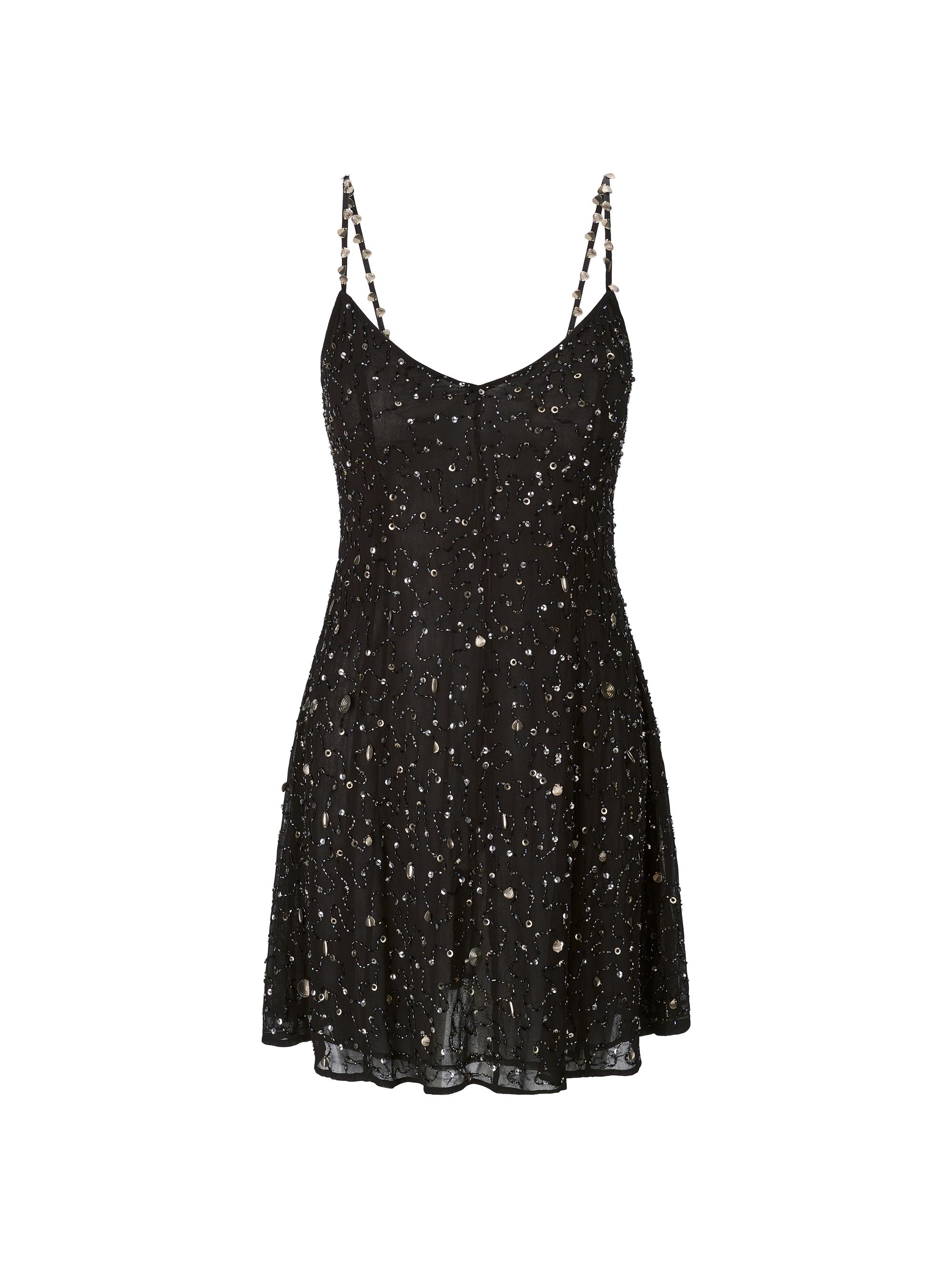 Staud Women's Emily Beaded Minidress - Coastal Charm