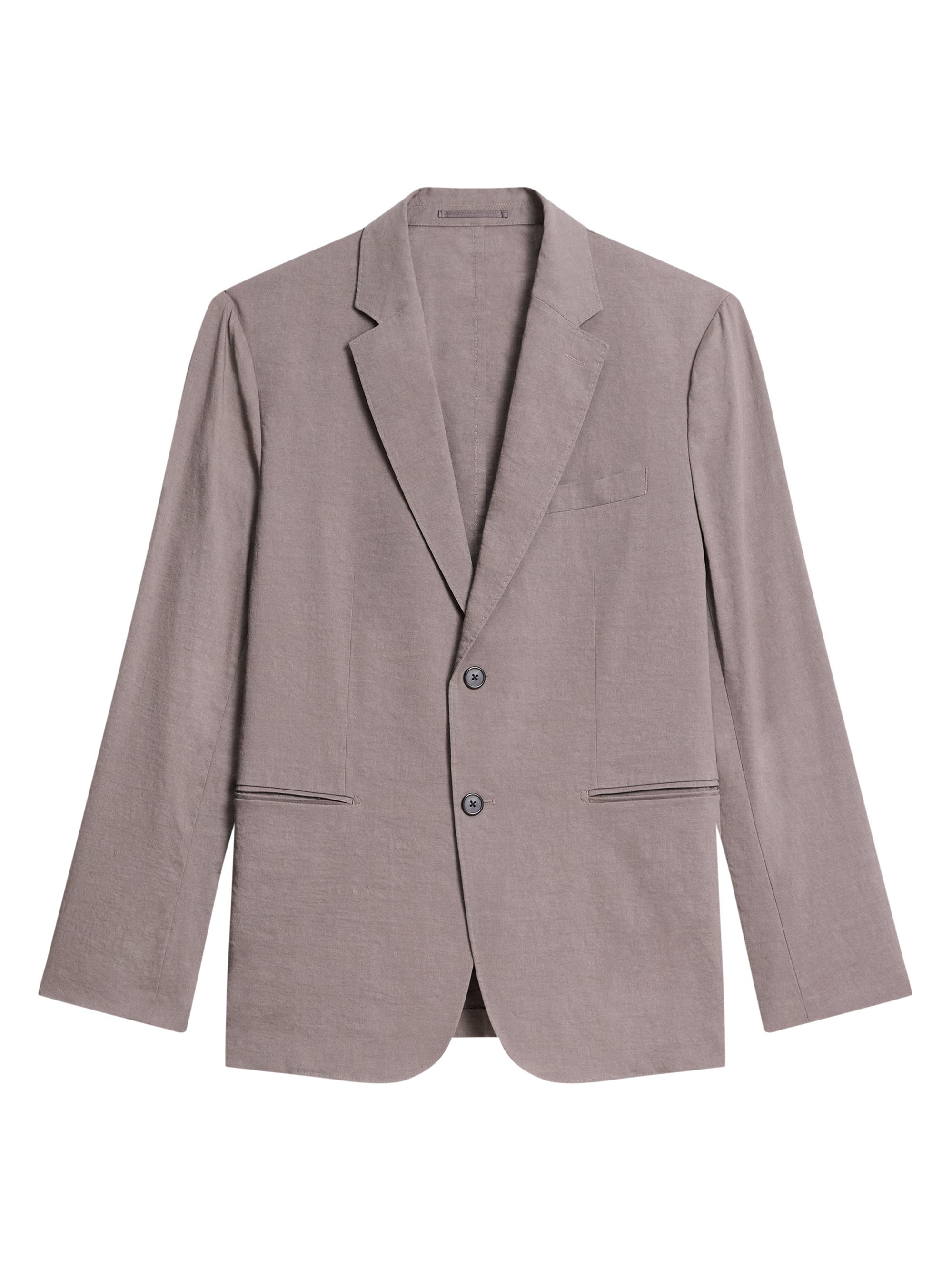 Theory Men's Notch-Lapel Linen-Blend Blazer - Morel