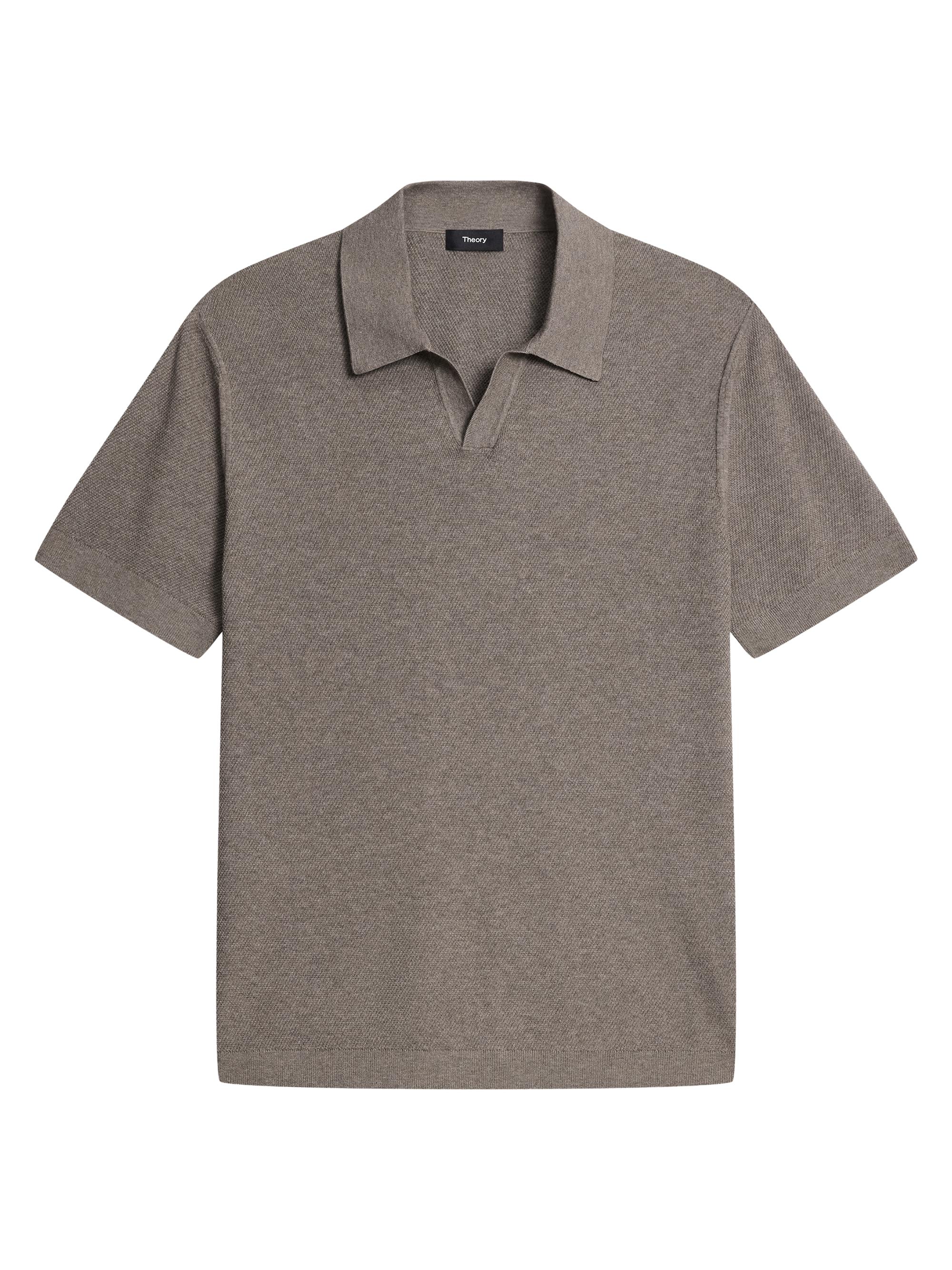 Theory Men's Brenan Textured Polo Shirt - White