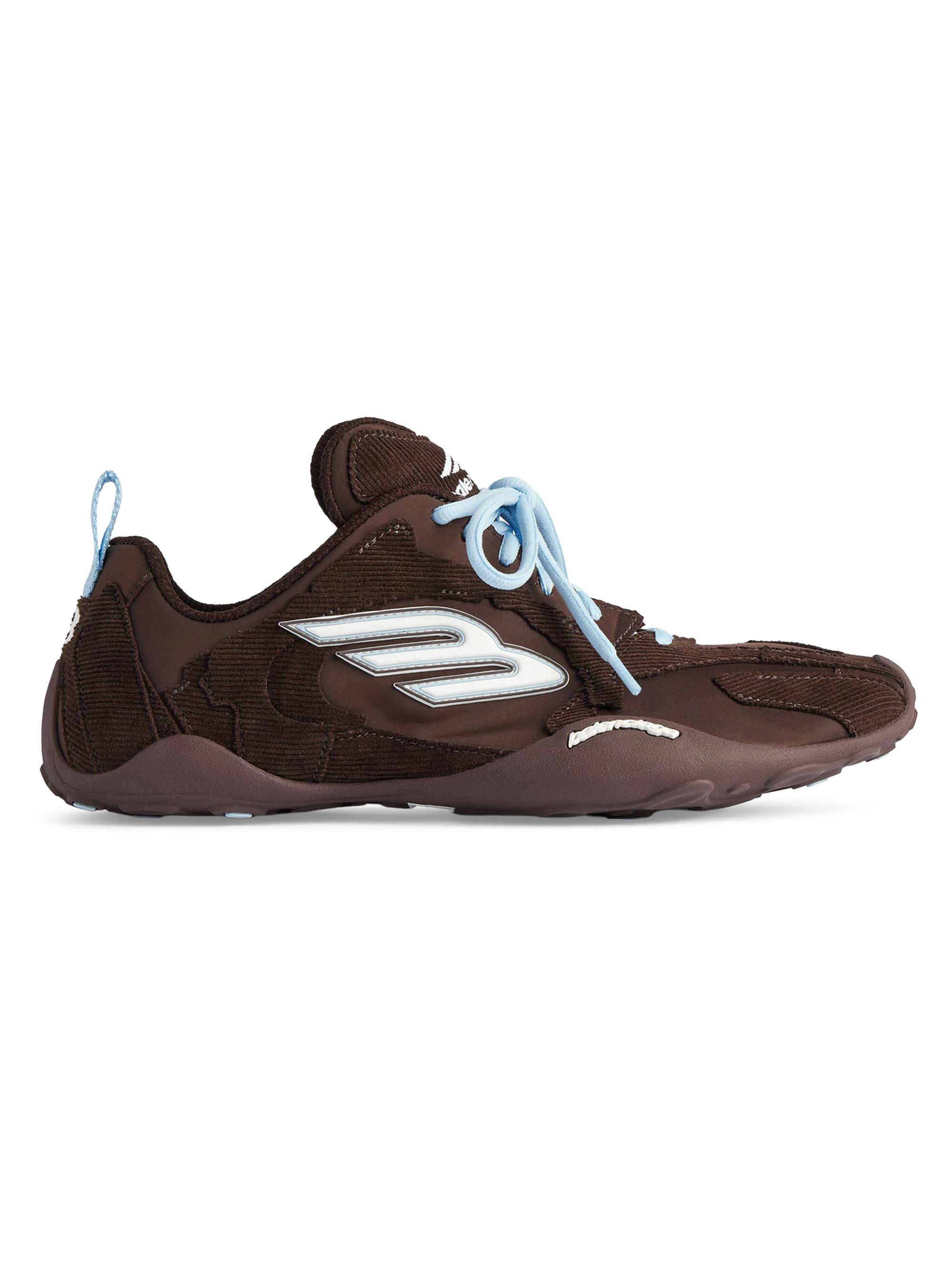 Balenciaga Women's Monday Ultra Sneakers - Brown White Blue