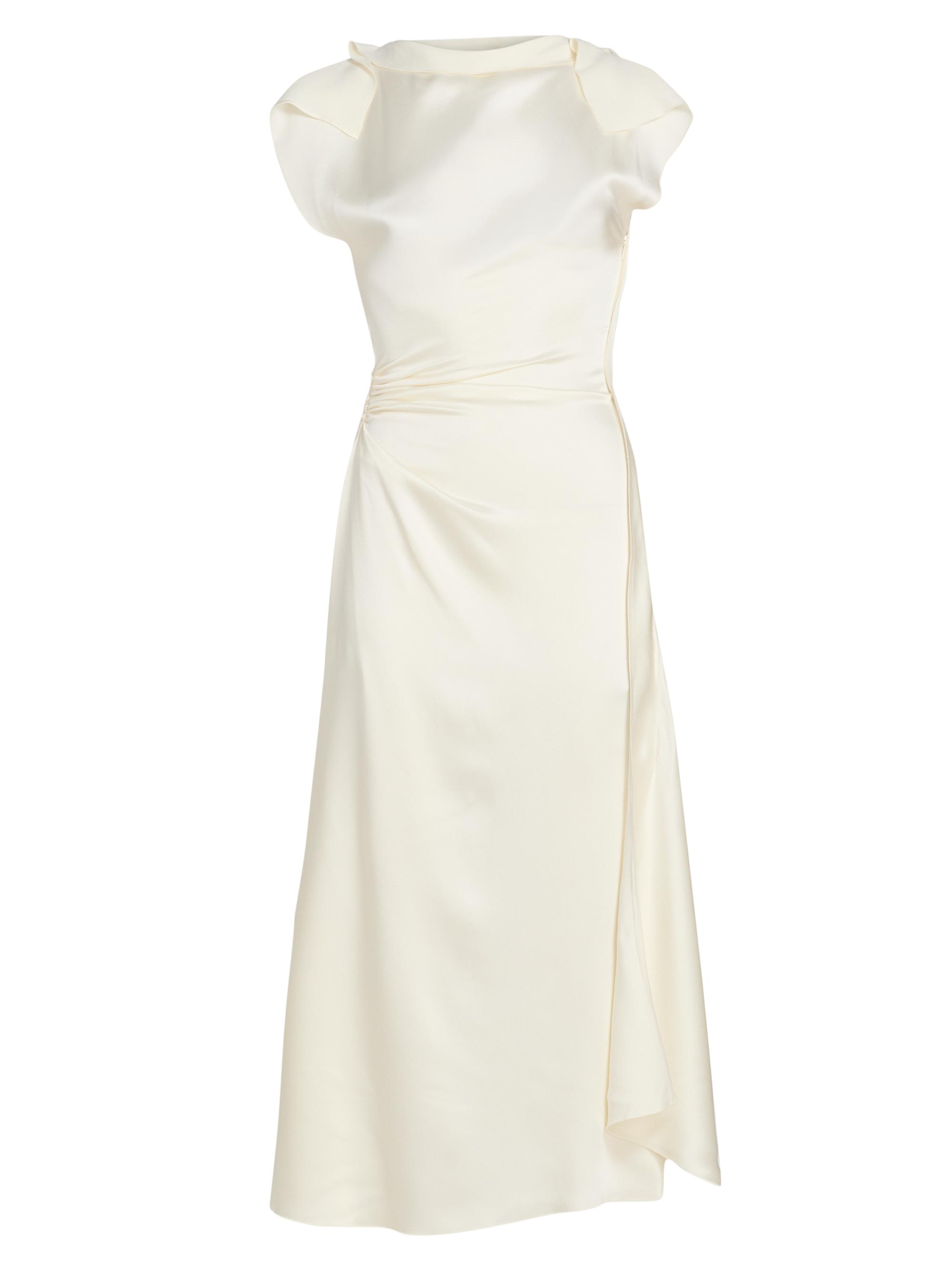 Victoria Beckham Women's Drape Bias-Cut Midi-Dress -