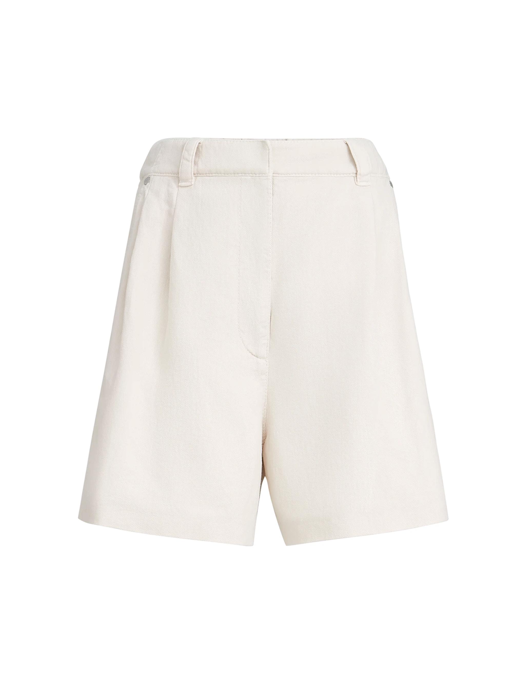 Valentino Garavani High-Waisted Crepe Couture Shorts | Saks Fifth