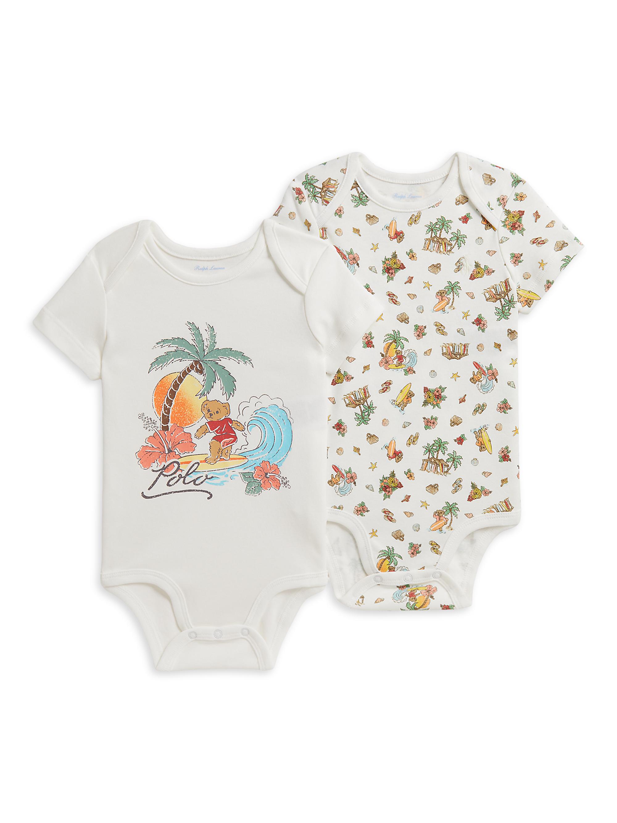 Polo Ralph Lauren Baby's Surfing Polo Bear Bodysuit Set - Bearadise