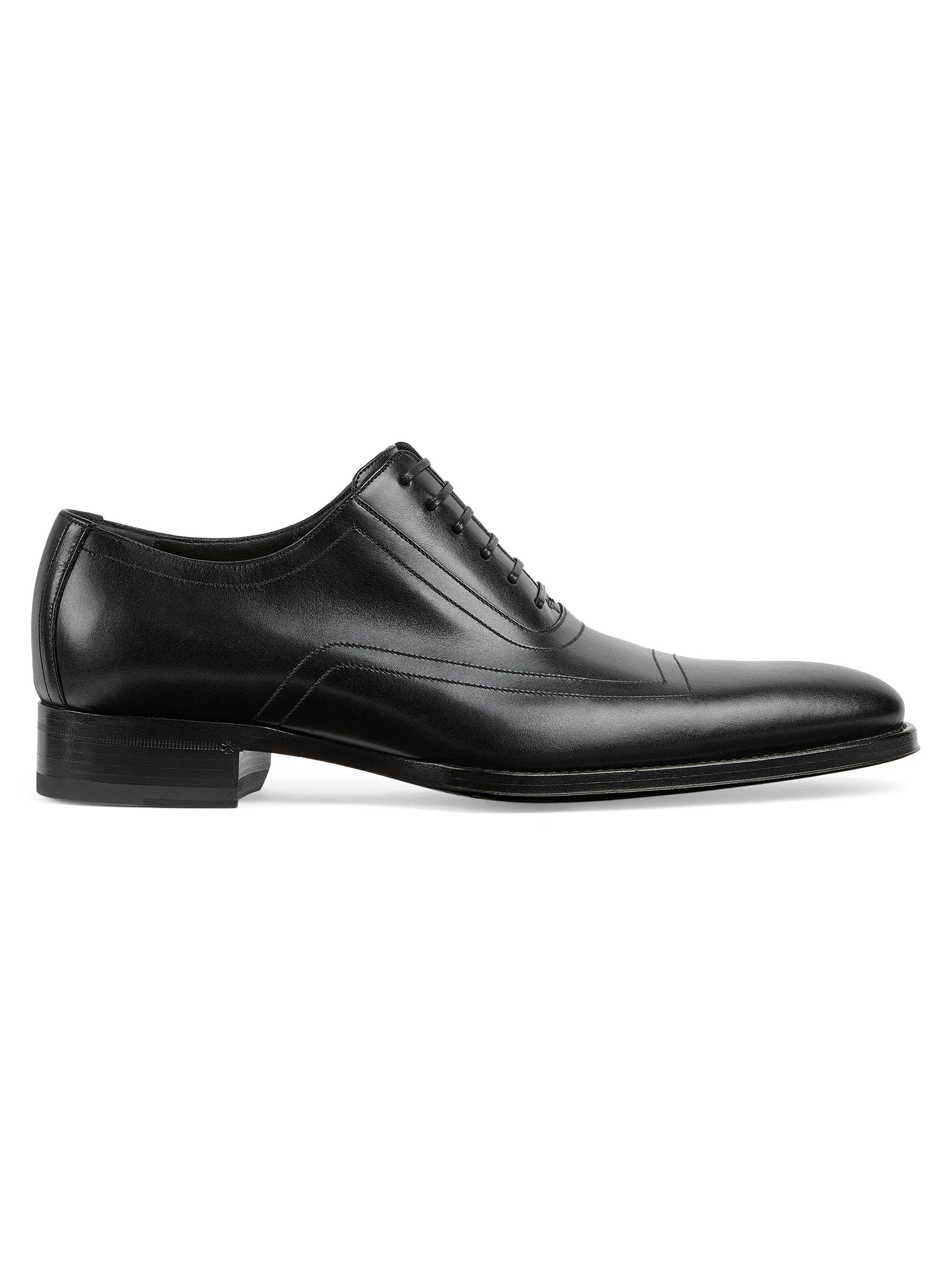 Gucci Men's Iggy Leather Oxfords - Black