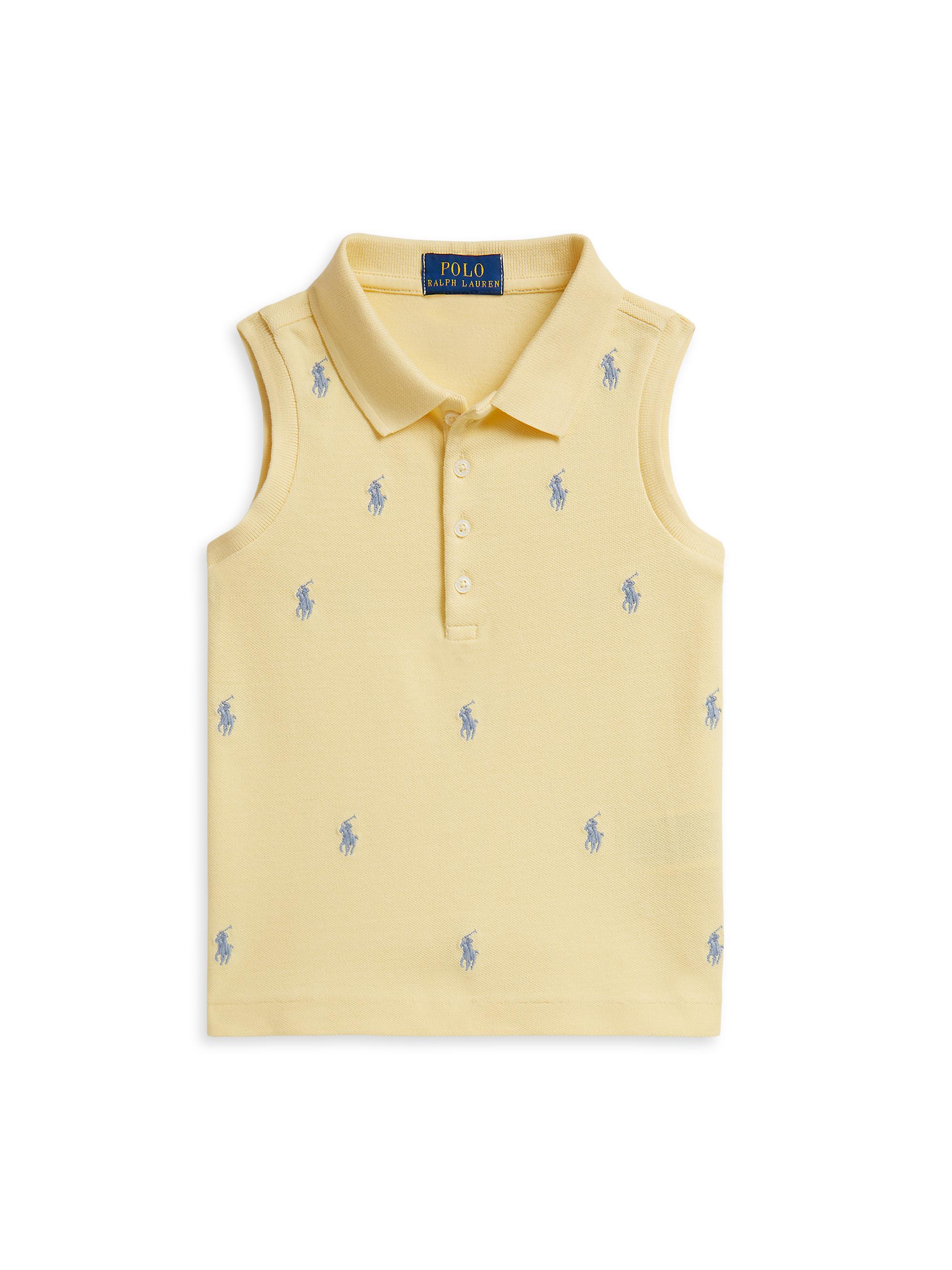 Polo Ralph Lauren Little Girl's & Girl's Logo Embroidered Polo Shirt - Yellow