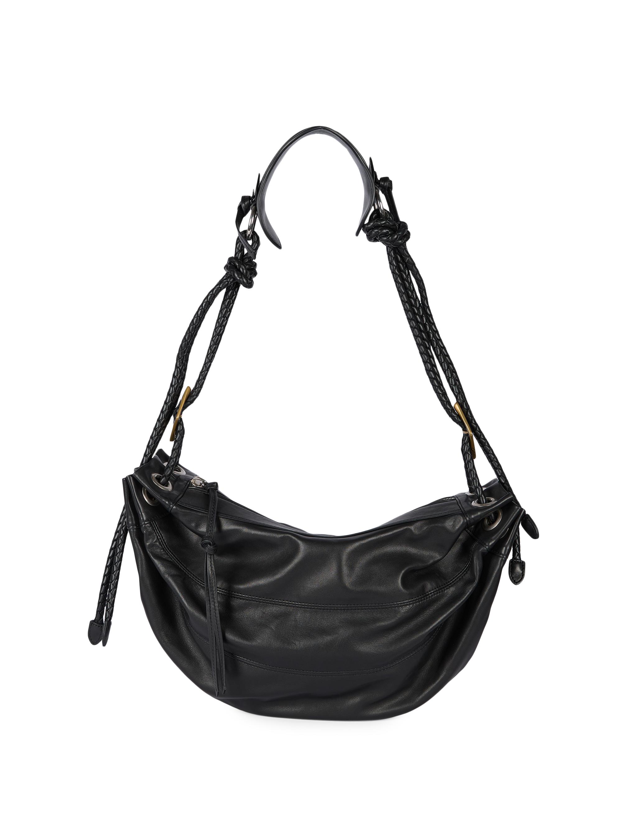 Isabel Marant Women's  Maia Leather Shoulder Bag - Black