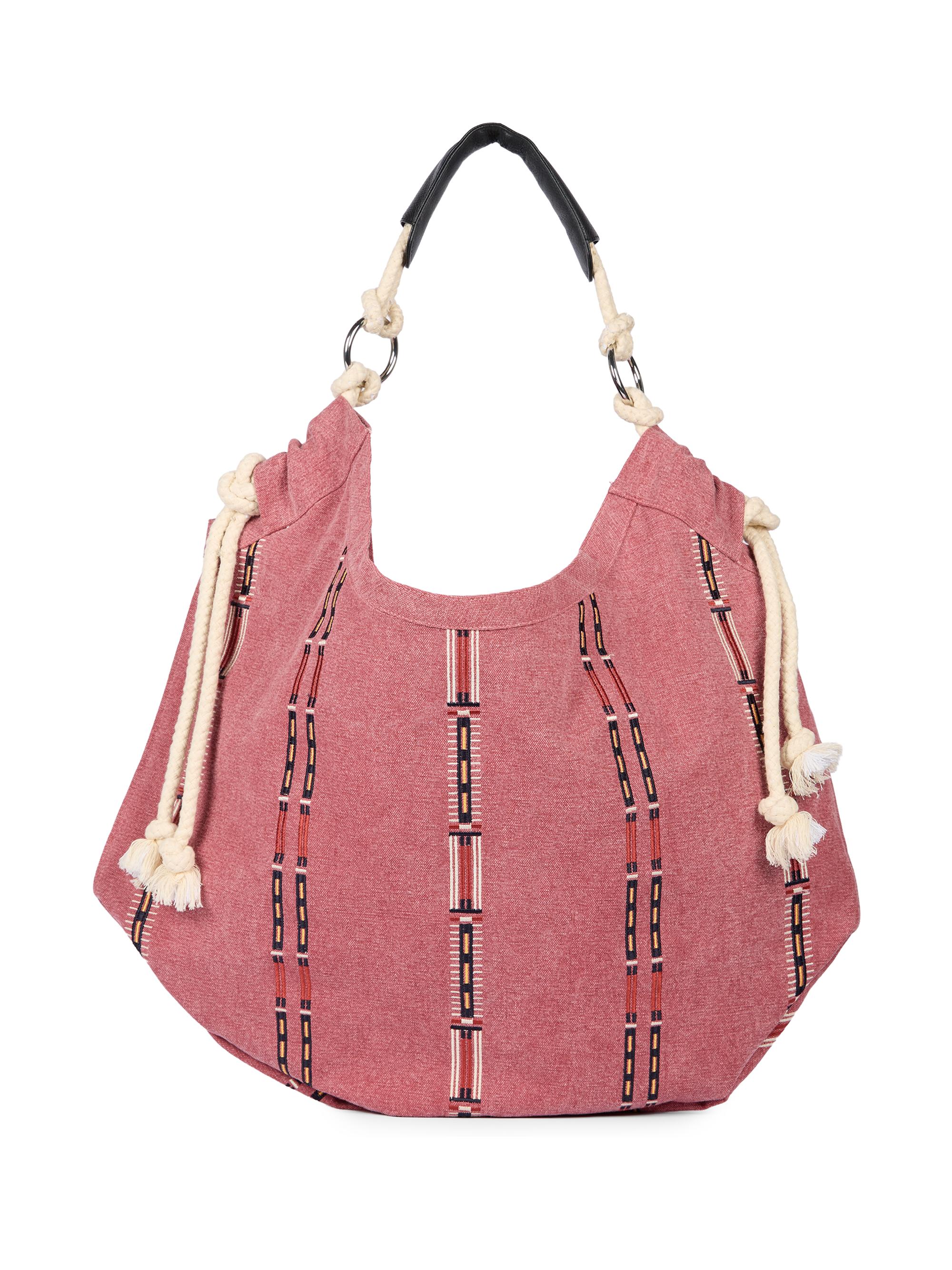 Isabel Marant Women's Byron Fringed Cotton Tote Bag - Pink - Women's Bags
