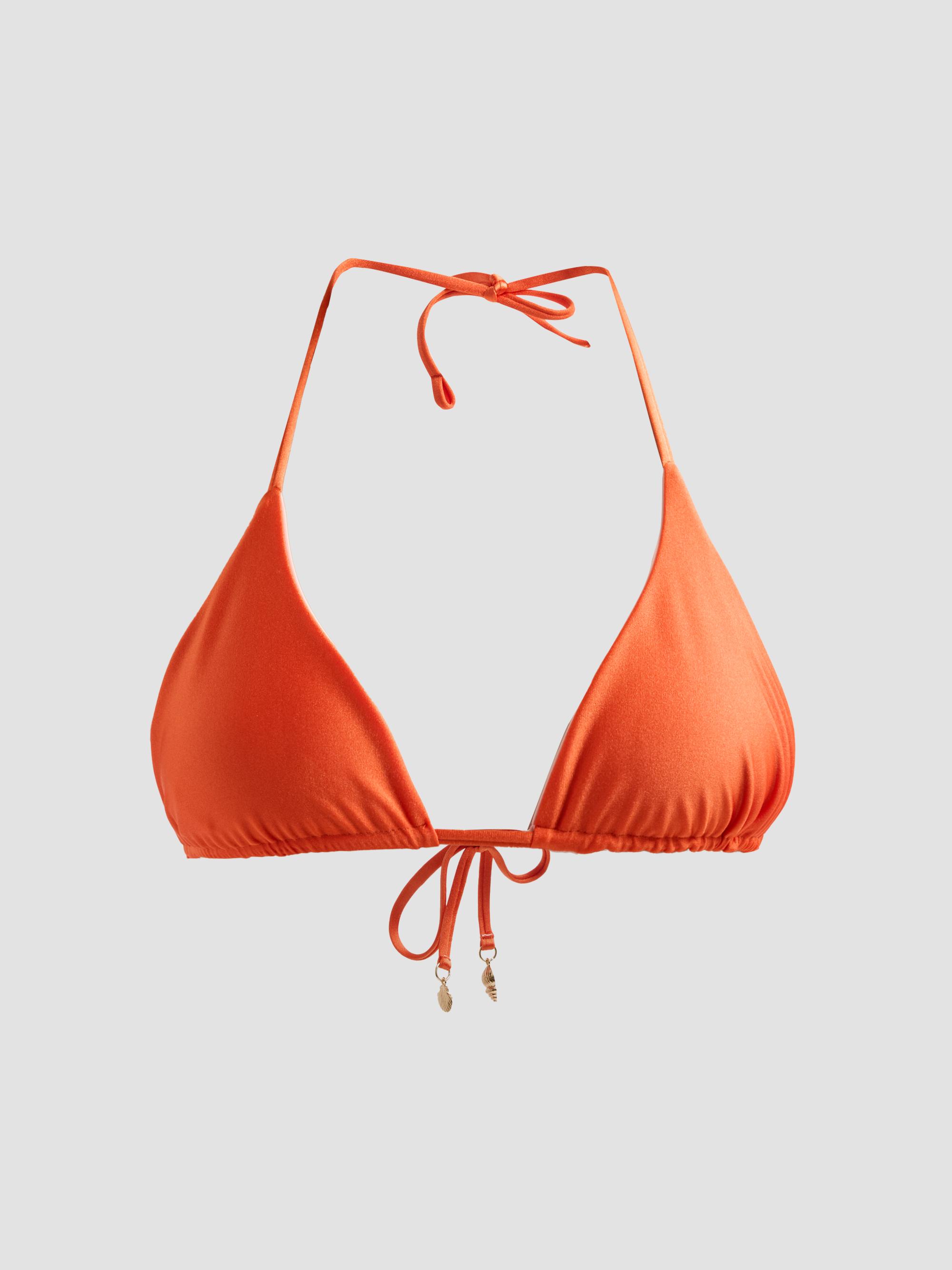 Verandah Women's Ammama Reversible Triangle Bikini Top - Vermillion And Blush | Thumbnail 5