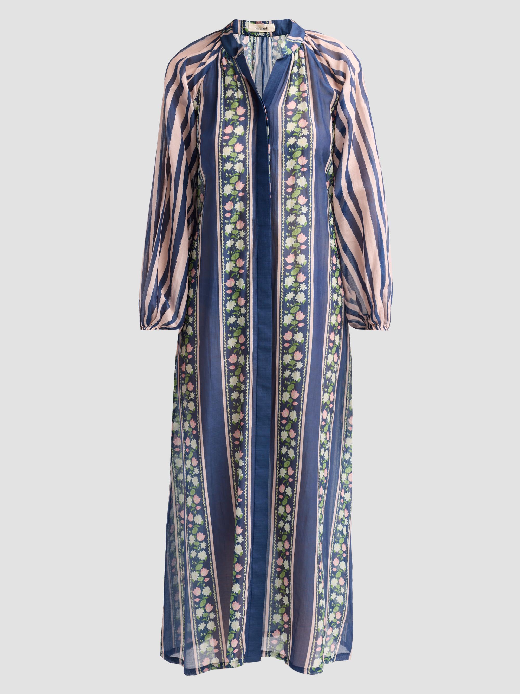 blue pineapple garden maxi dress Maxi Dress
