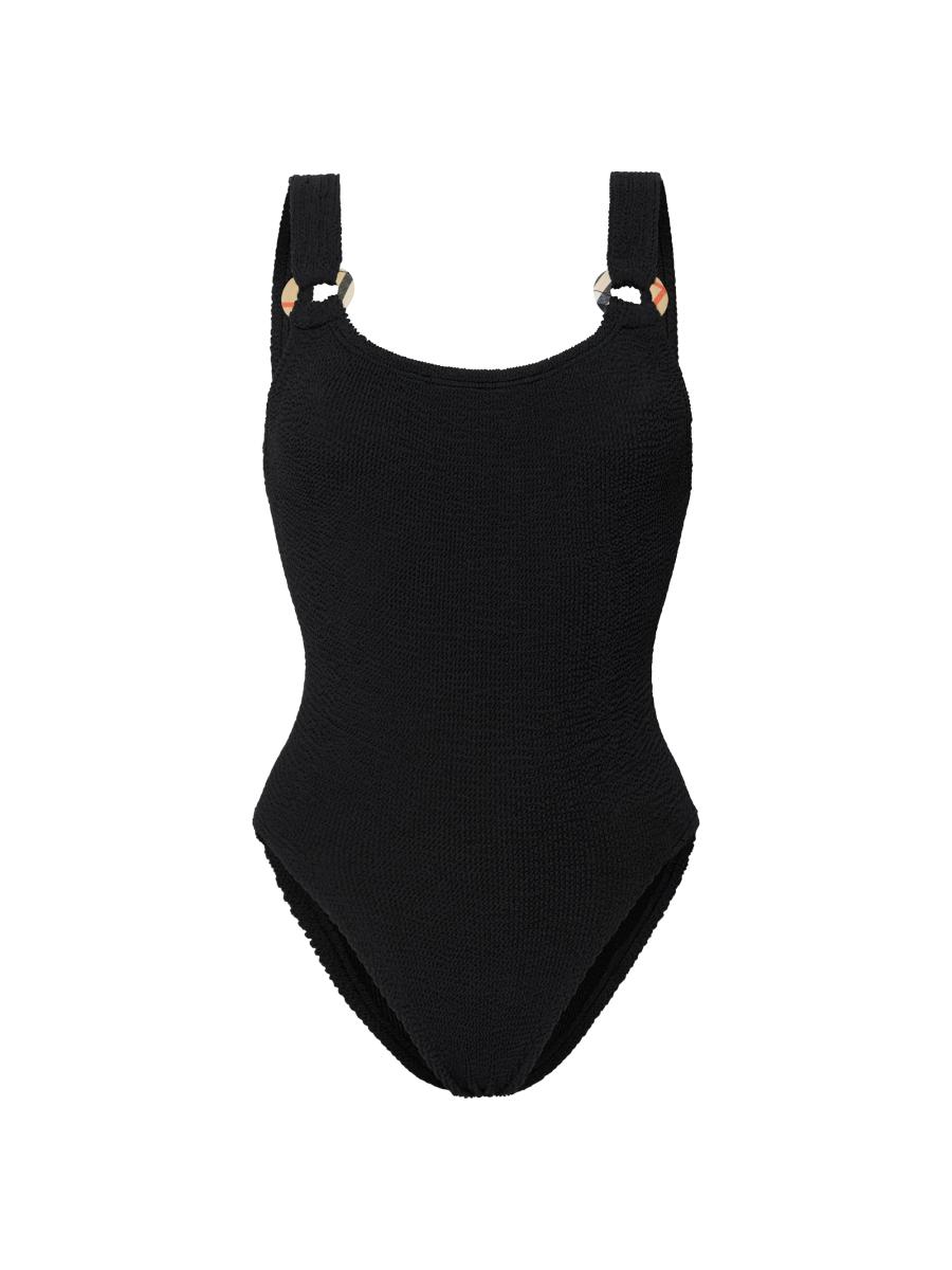 Burberry Burberry x Hunza G Domino Check Ring One-Piece Swimsuit
