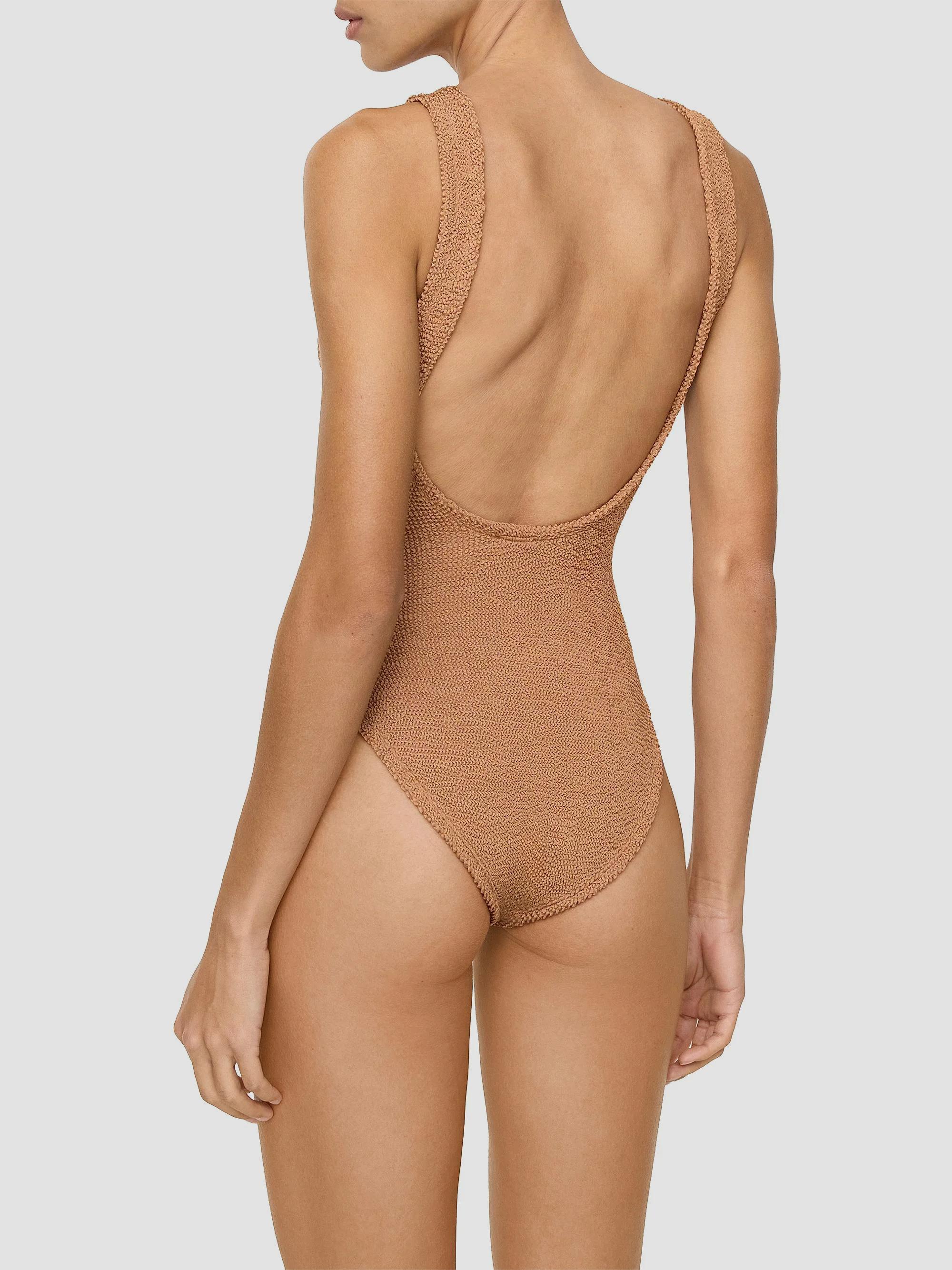 Burberry Burberry x Hunza G Domino Check Ring One-Piece Swimsuit