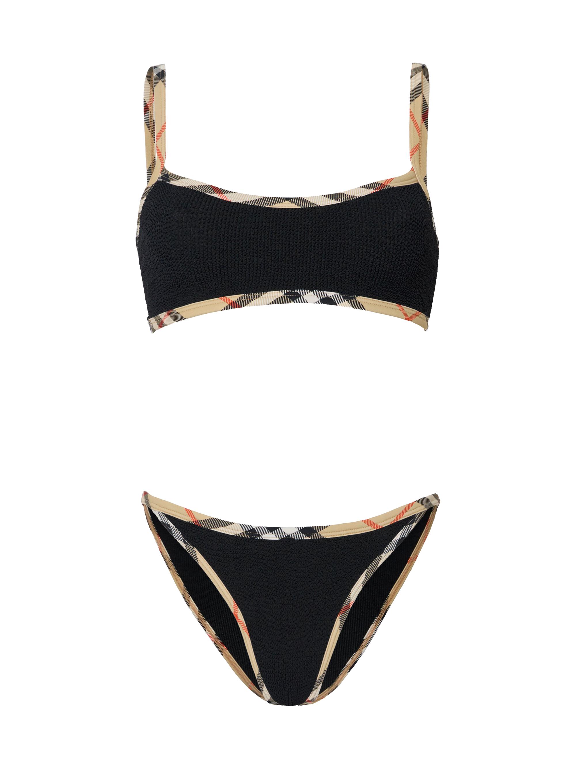 Burberry Burberry x Hunza G Tyler Check Bikini | Saks Fifth Avenue