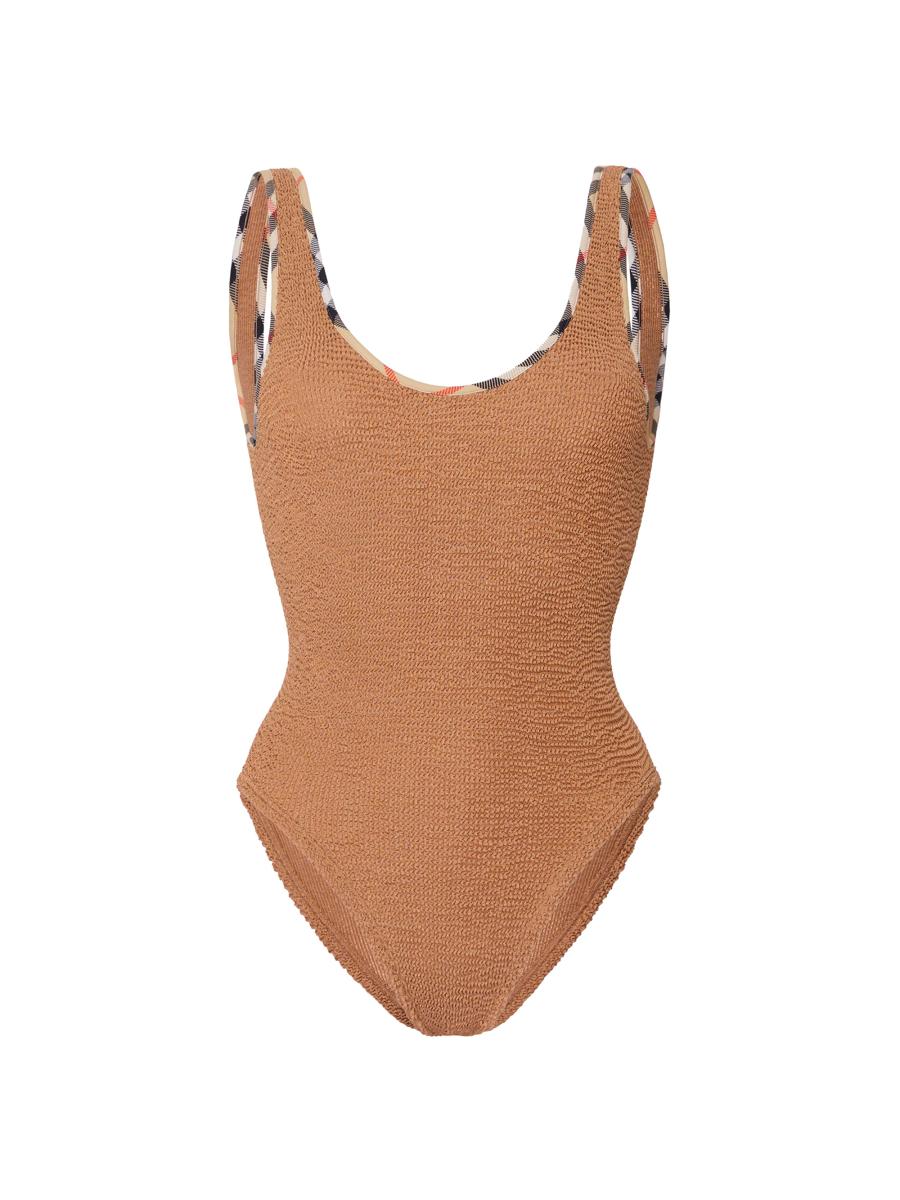 Burberry Burberry x Hunza G Faye Check One-Piece Swimsuit | Saks