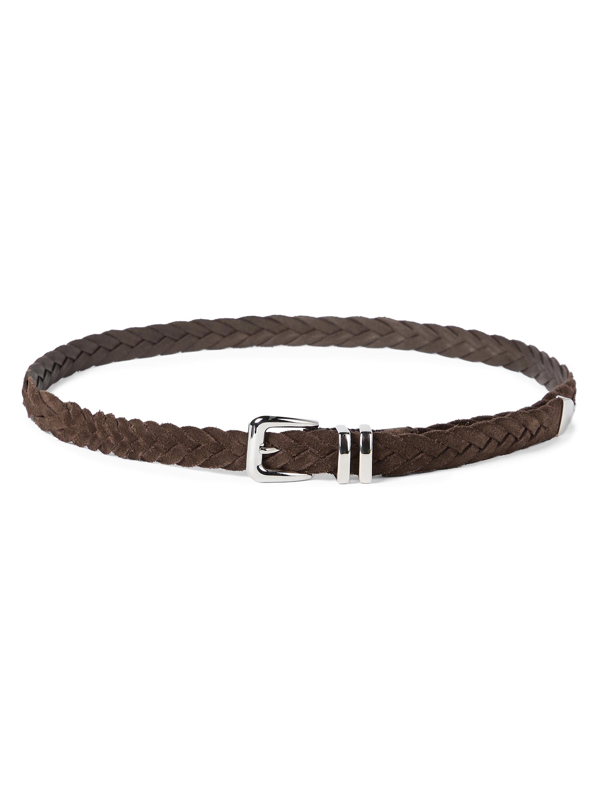 Prada Leather and Woven Nylon Tape Belt | Saks Fifth Avenue