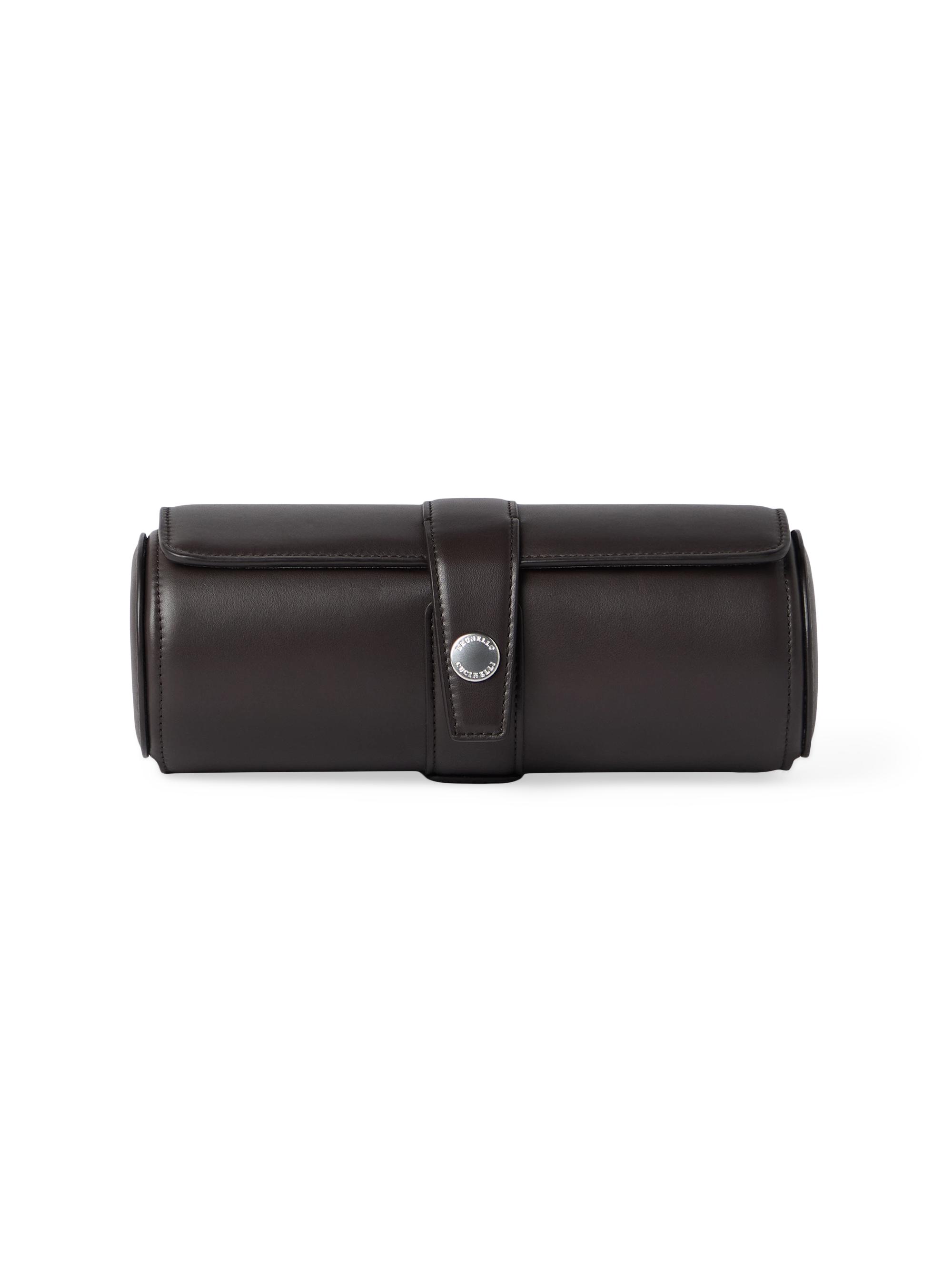BRUNELLO CUCINELLI トラベルセット Brunello Cucinelli Grained Leather Watch Box | Saks Fifth Avenue