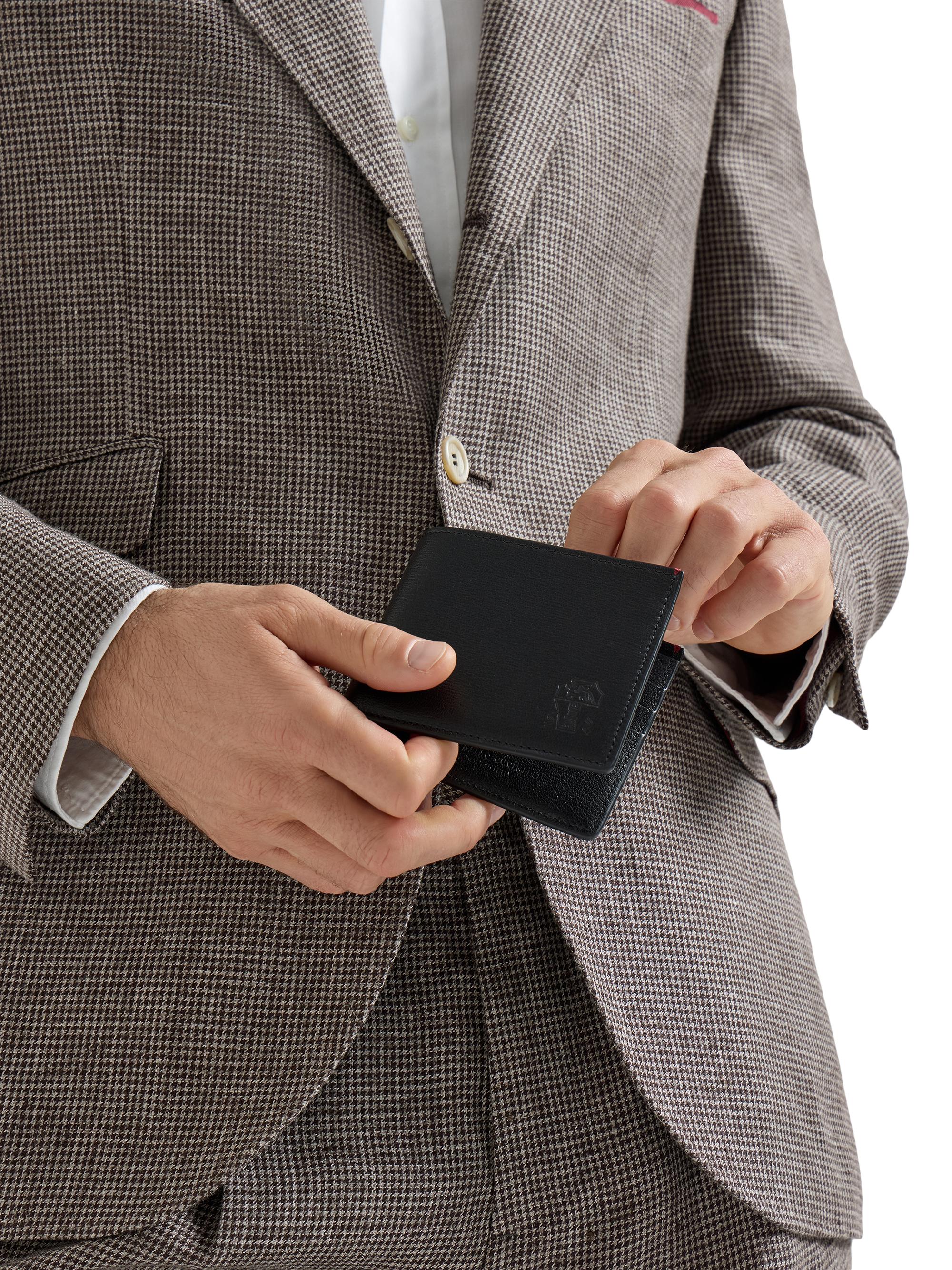 Brunello Cucinelli Grained Leather Wallet | Saks Fifth Avenue