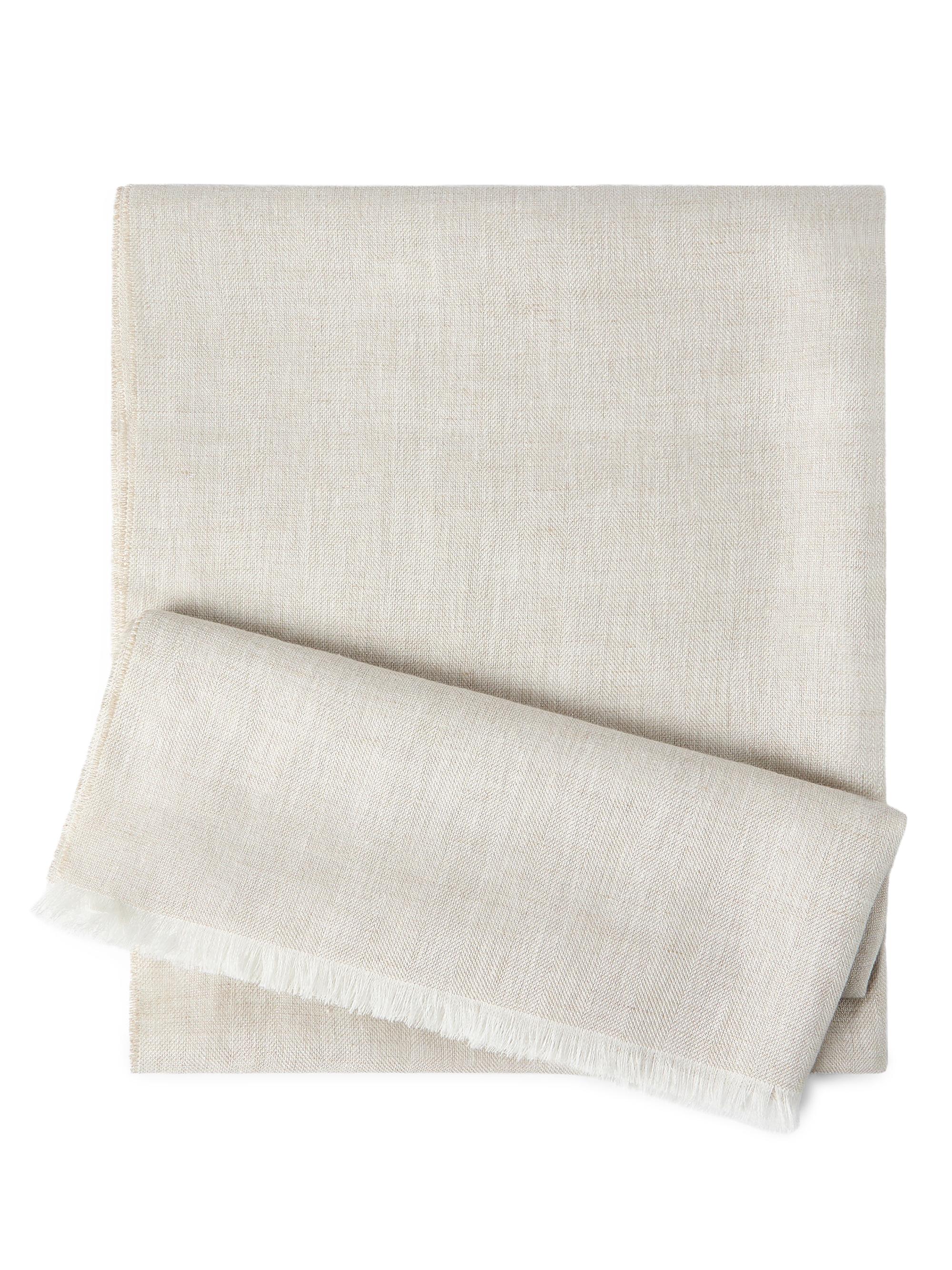 Brunello Cucinelli Women's Sparkling Linen Scarf - Beige