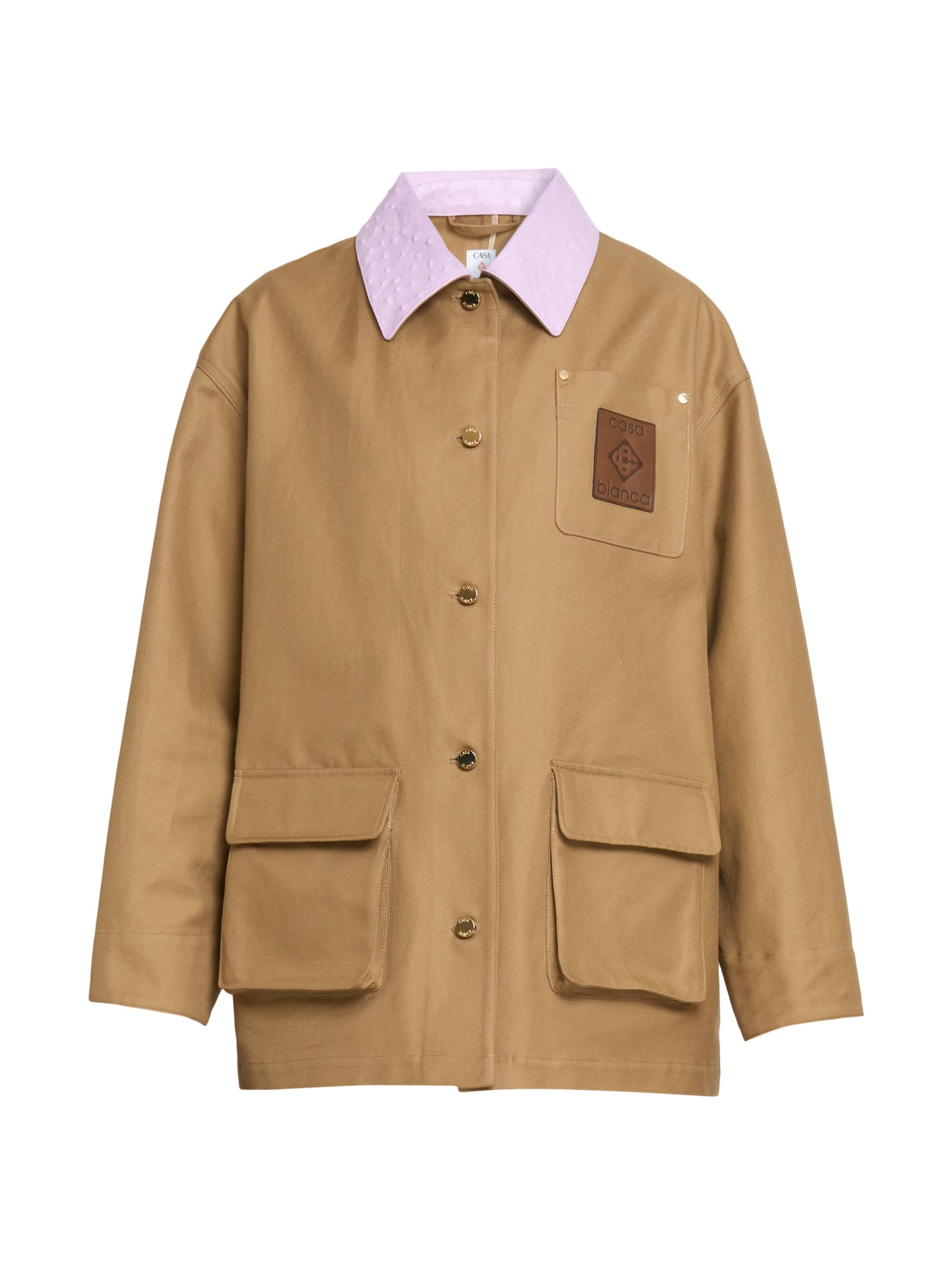 Casablanca Women's Cotton Pocket Jacket - Beige