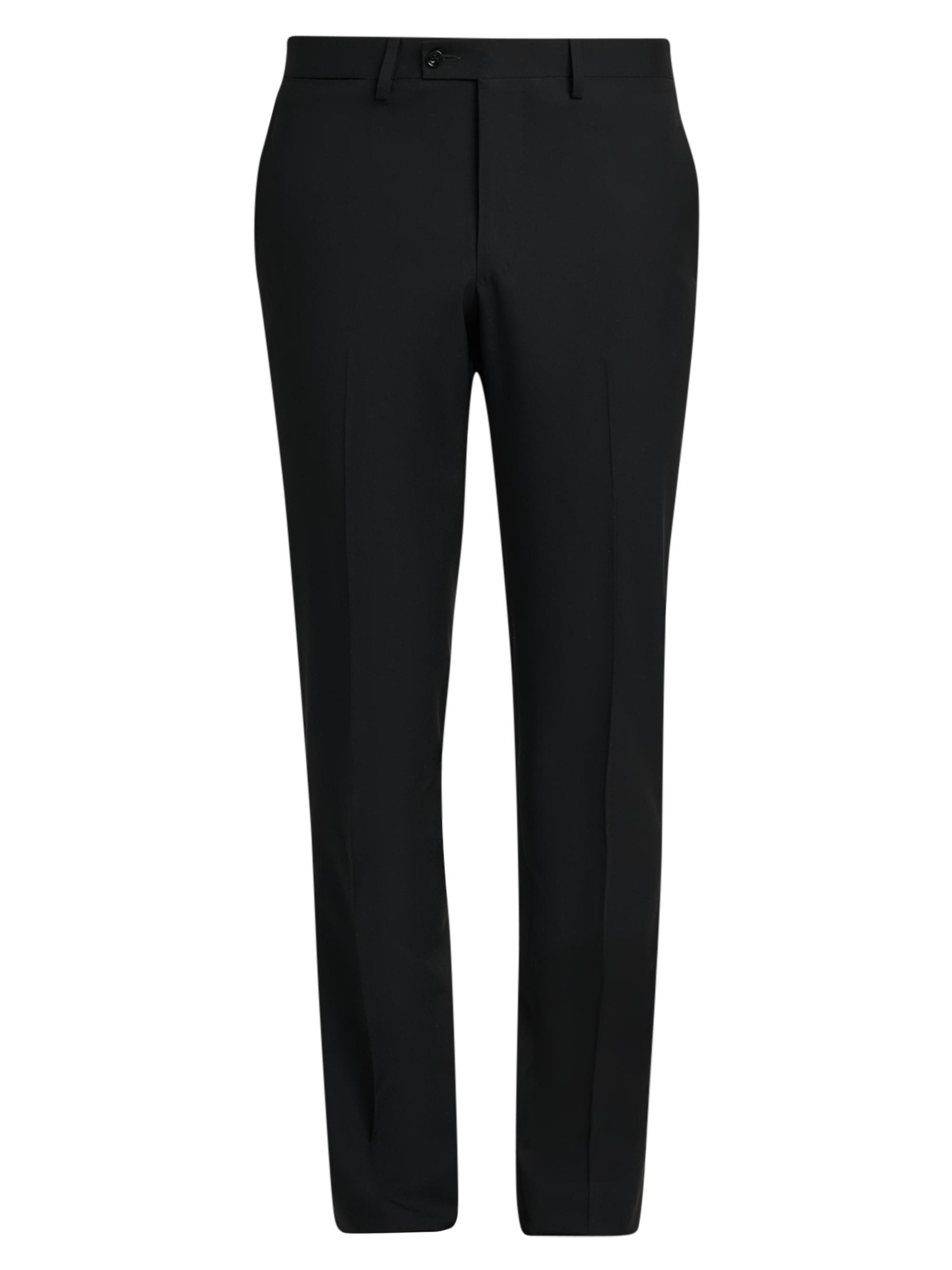 Kiton Men's Stretch-Cotton Slim-Fit Trousers - Black