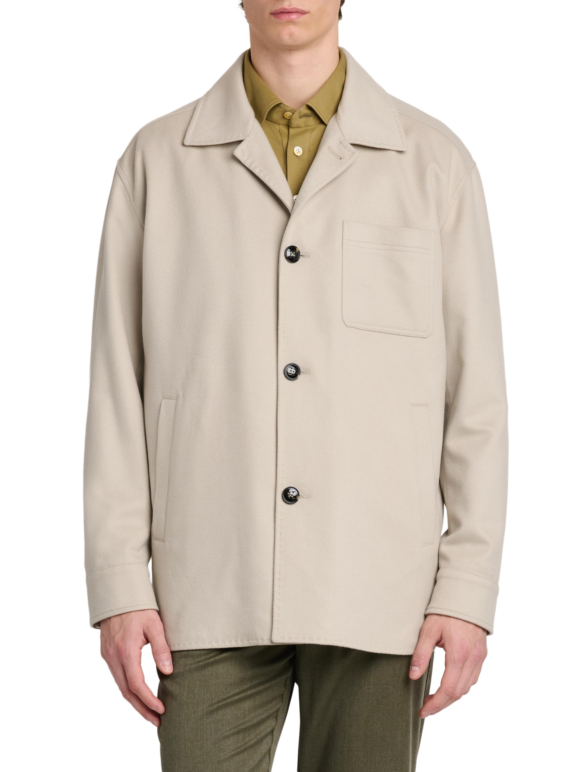 Kiton Men's Cashmere Outdoor Jacket - Sage | Thumbnail 3