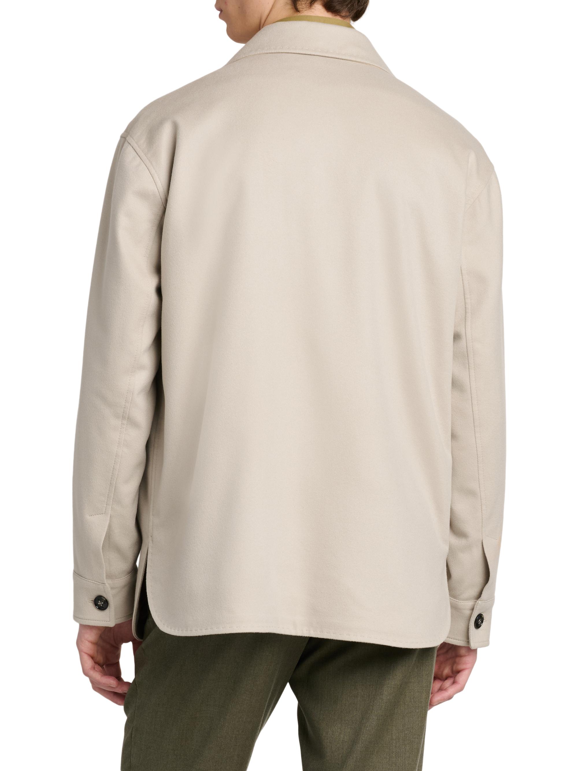 Kiton Men's Cashmere Outdoor Jacket - Sage | Thumbnail 5