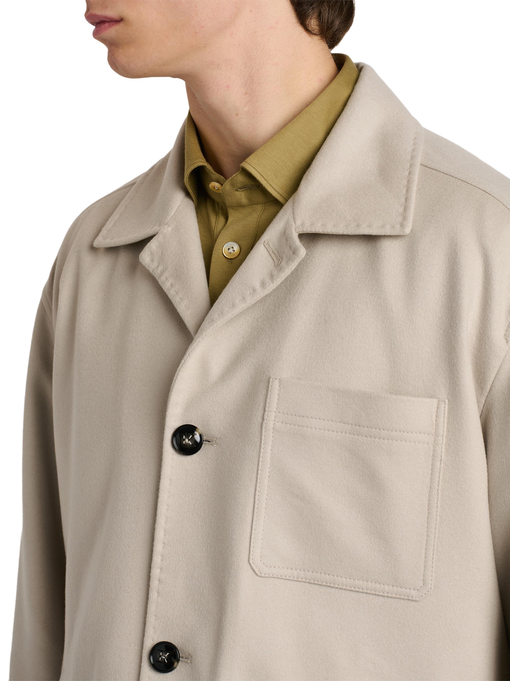 Kiton Men's Cashmere Outdoor Jacket - Sage | Thumbnail 6
