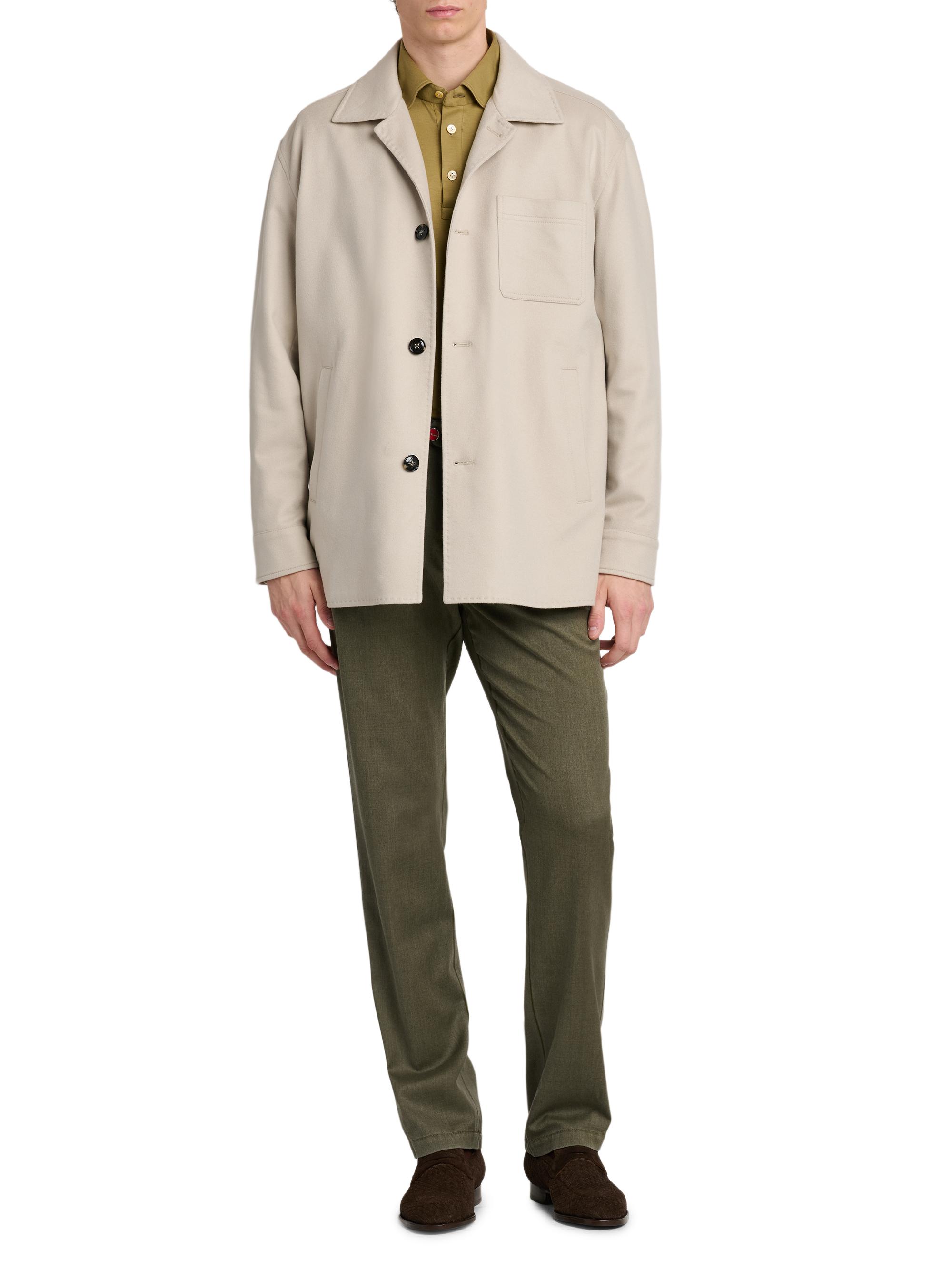 Kiton Men's Cashmere Outdoor Jacket - Sage | Thumbnail 2
