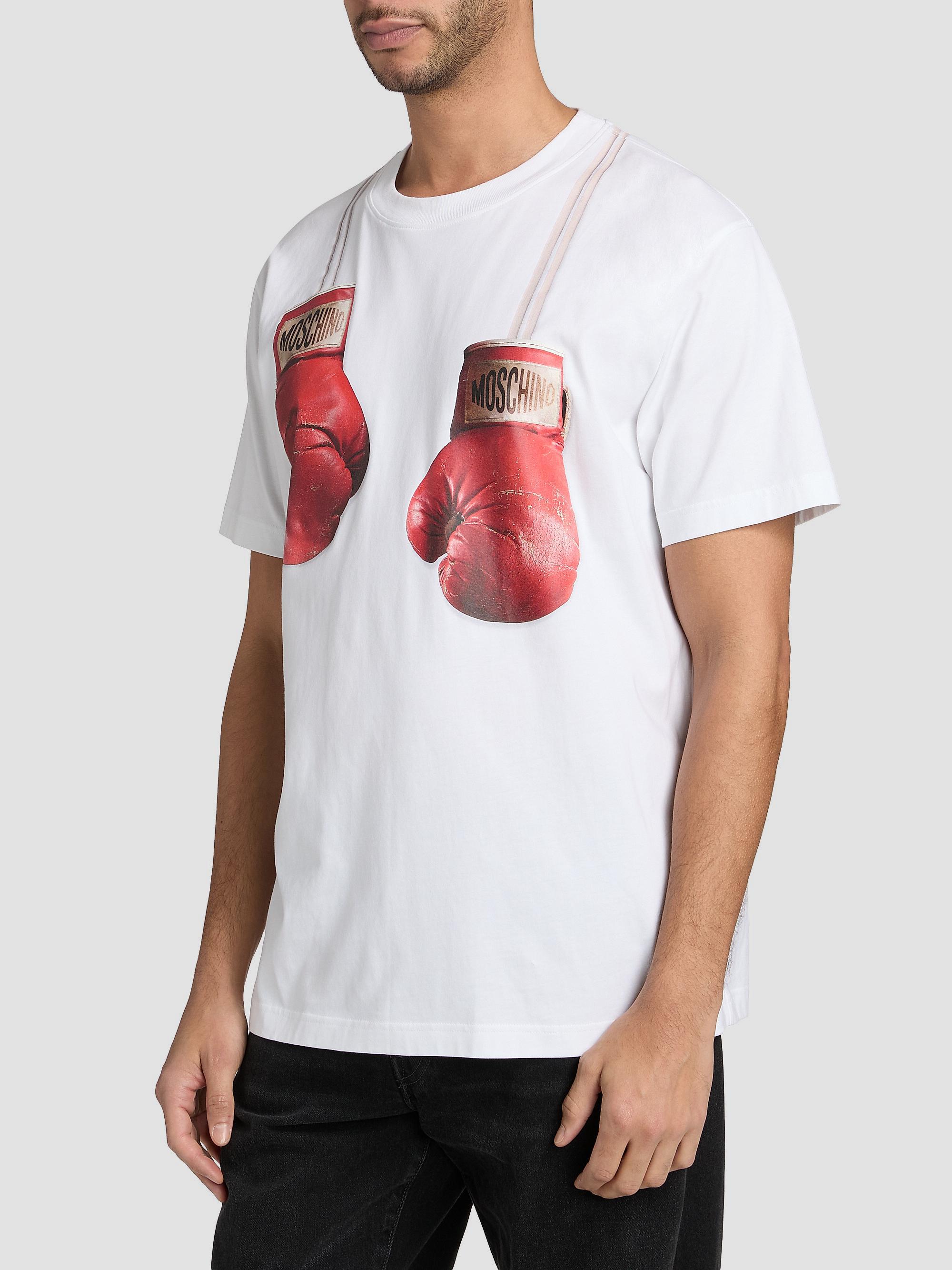 Moschino Boxing Gloves Cotton Crewneck T-Shirt | Saks Fifth Avenue