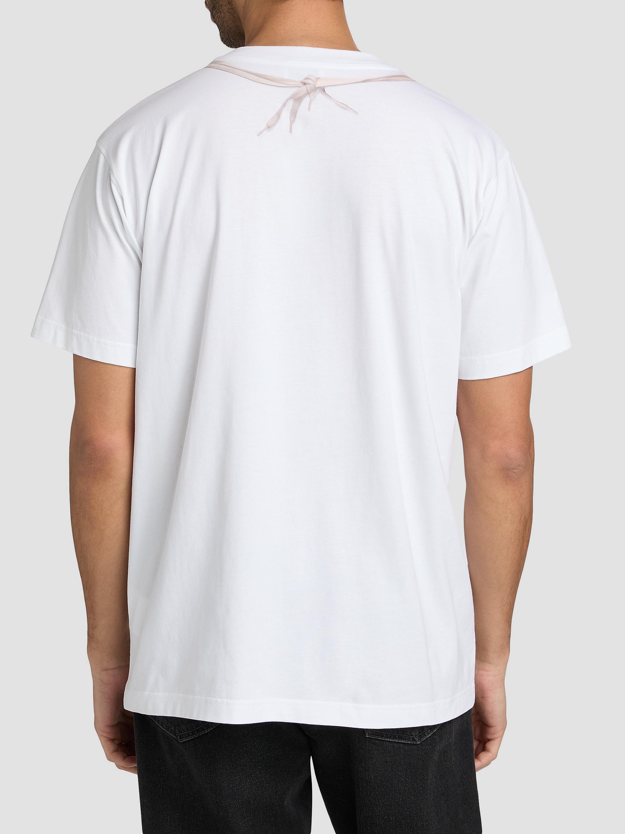 SOPHIA CLUTCH exclusive Tシャツ ホワイト Moschino Boxing Gloves Cotton Crewneck T-Shirt | Saks Fifth Avenue