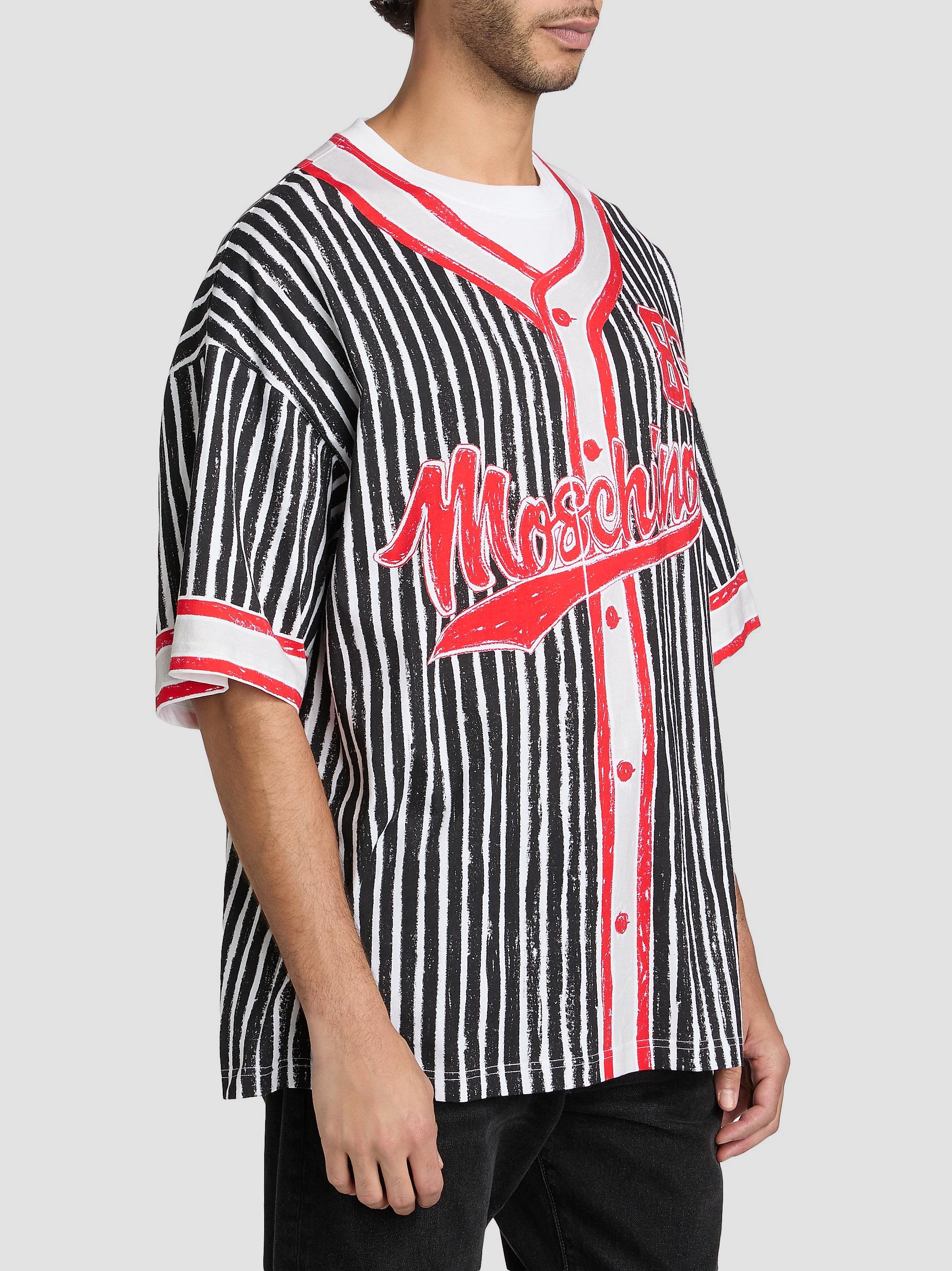 Moschino Baseball Jersey Graphic Crewneck T-Shirt | Saks Fifth Avenue