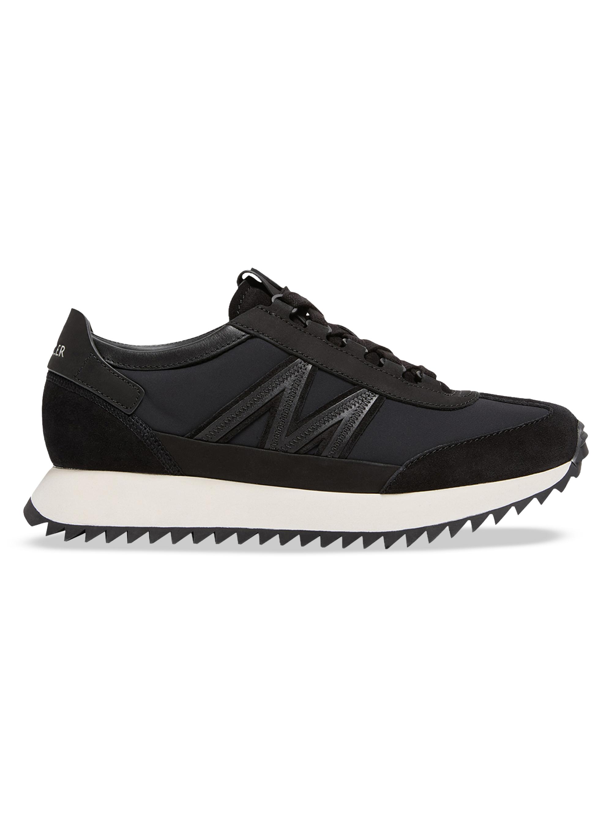 Moncler Men's Pacey2 Sneakers in Suede and Nubuck - Black