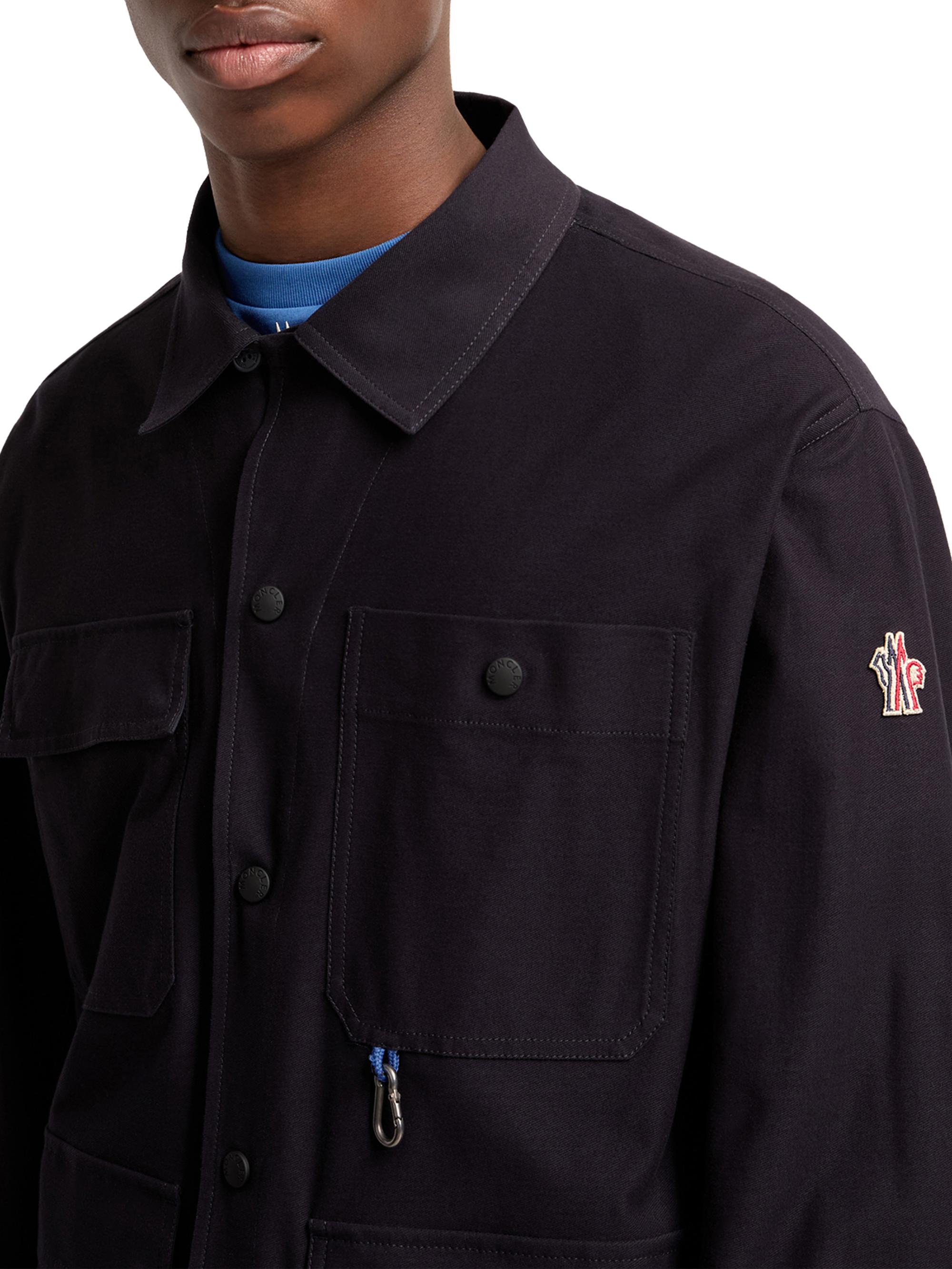 Moncler Grenoble Shacket in Cotton Gabardine | Saks Fifth Avenue