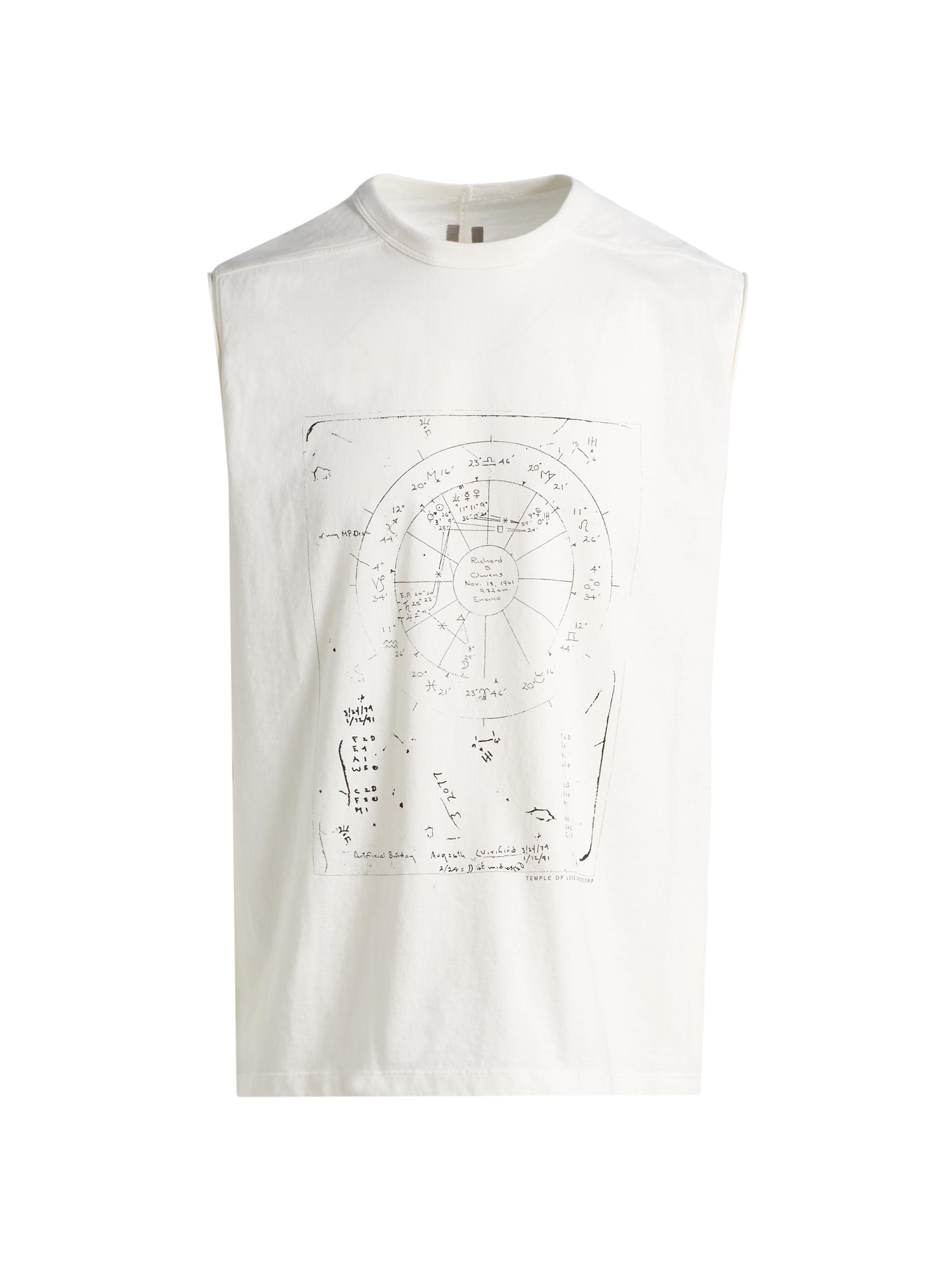 Rick Owens Men's Brad Sleeveless T-Shirt - Milk