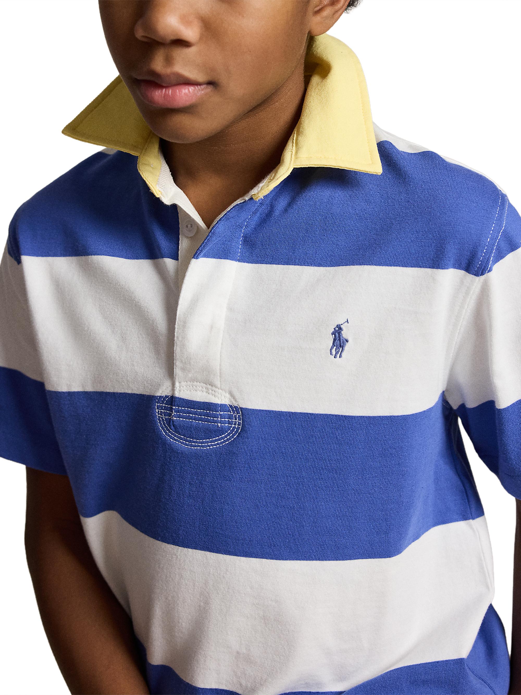 Polo Ralph Lauren Little Boy's & Boy's Striped Cotton Rugby Shirt