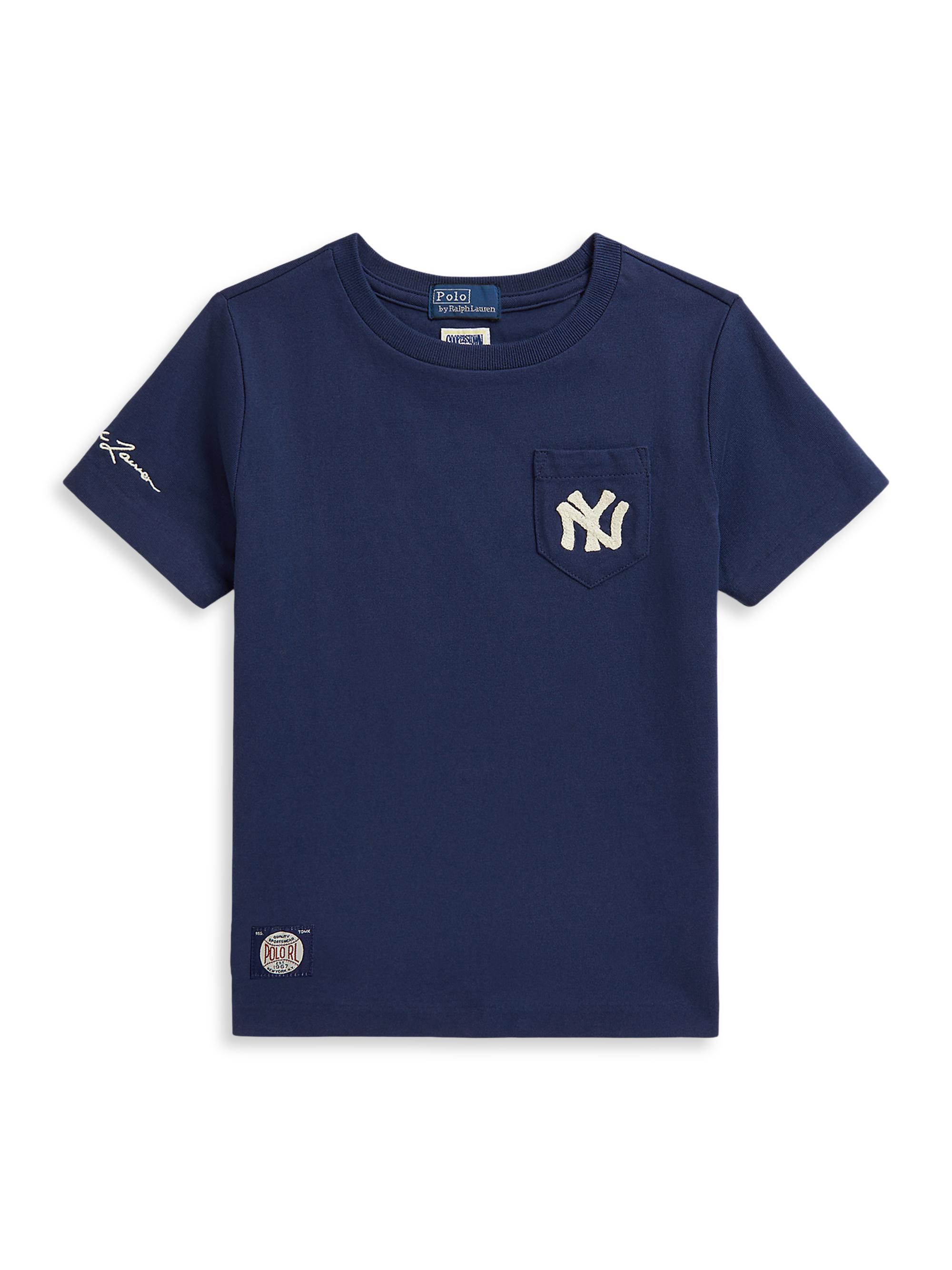 Polo Ralph Lauren Little Boy's & Boy's Yankees Crewneck T-Shirt - Dark Cobalt