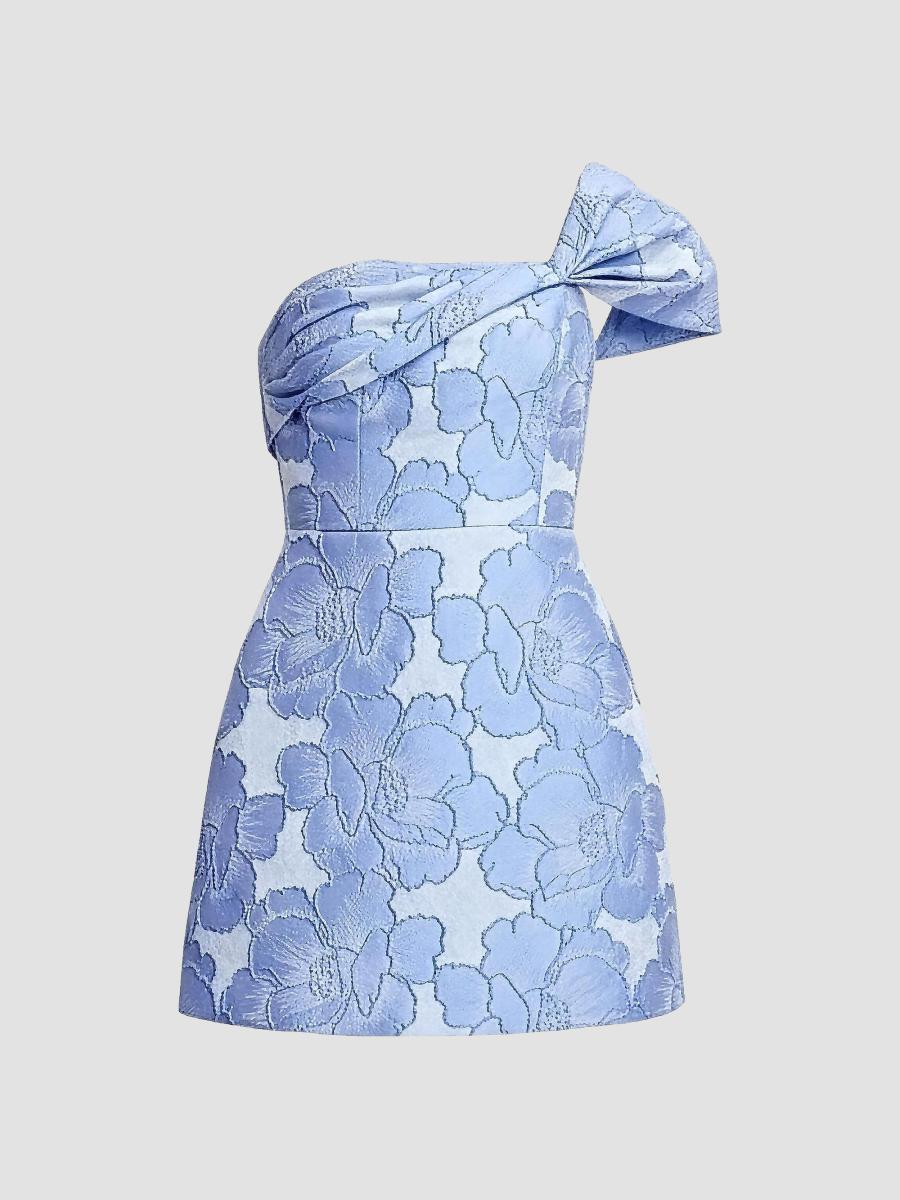 Dress The Population Olive Floral Jacquard Cocktail Dress | Saks