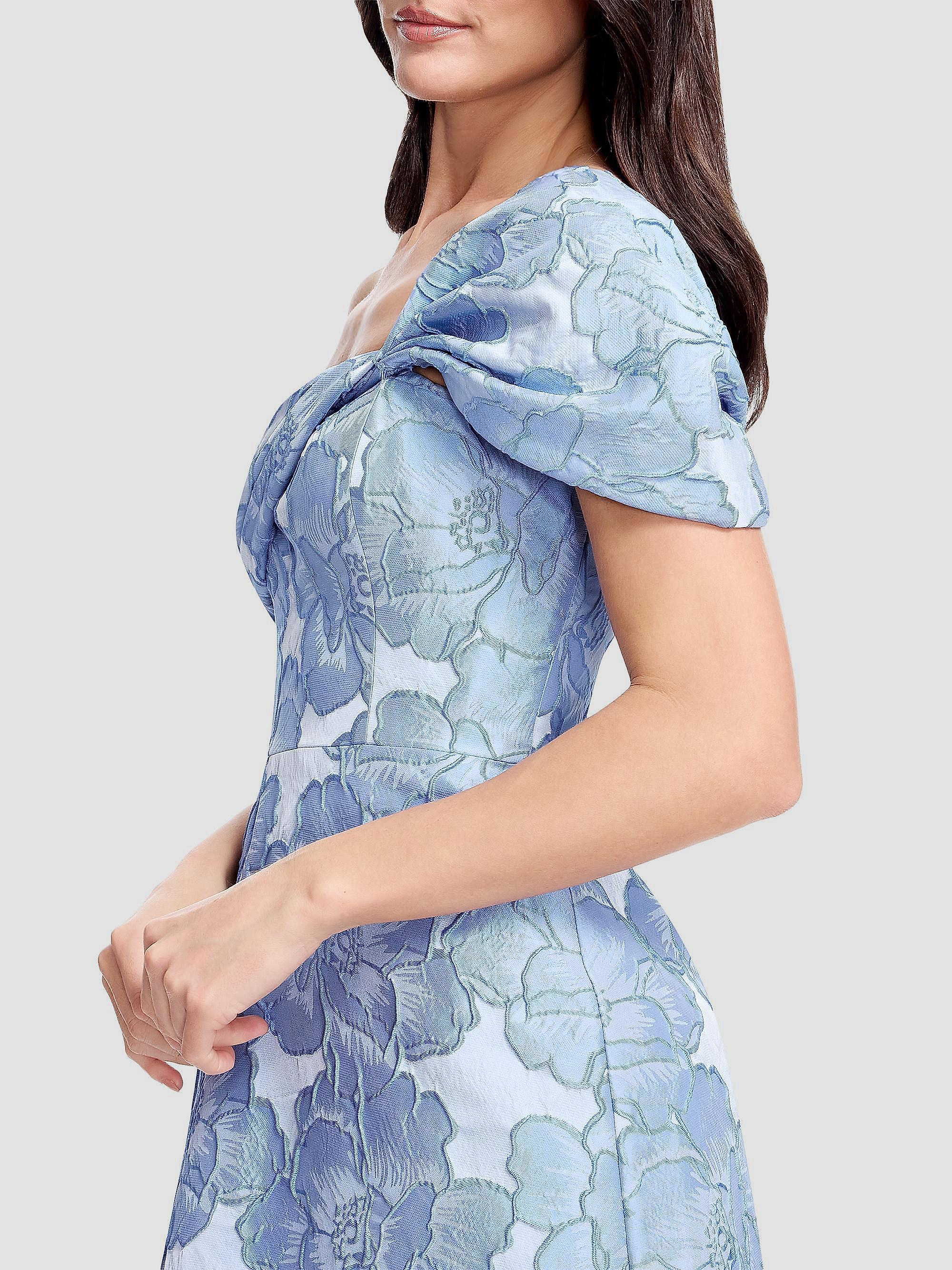 Dress The Population Olive Floral Jacquard Cocktail Dress | Saks