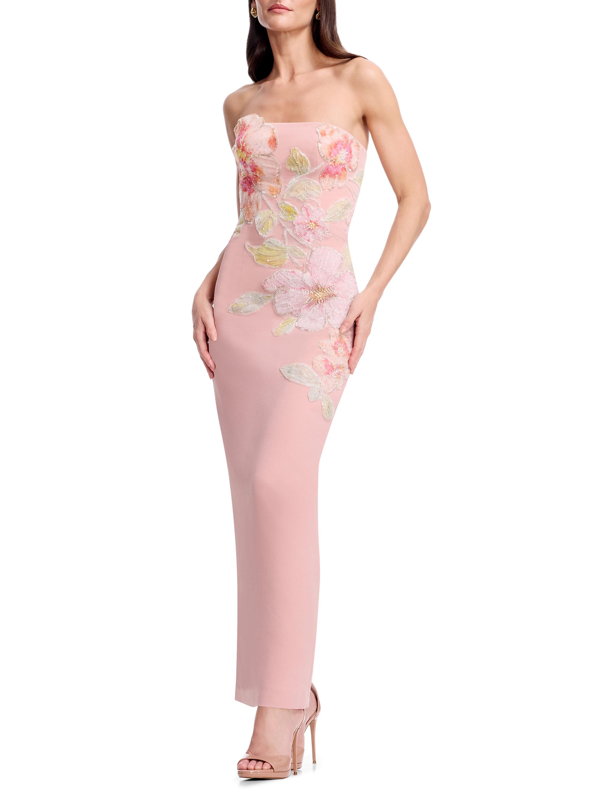 Dress The Population Viviana Floral Column Gown | Saks Fifth Avenue