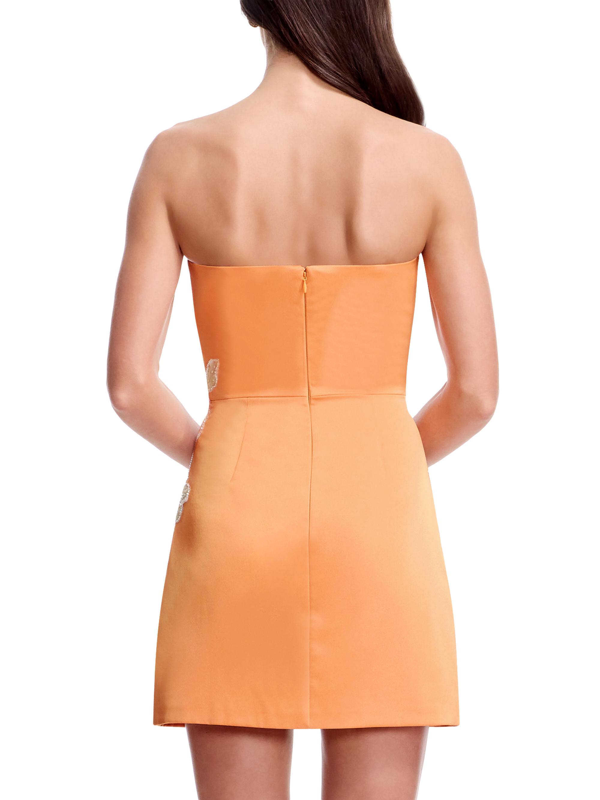 dress the population petra strapless pleated mini dress Dress The Population Petra Strapless Pleated Mini