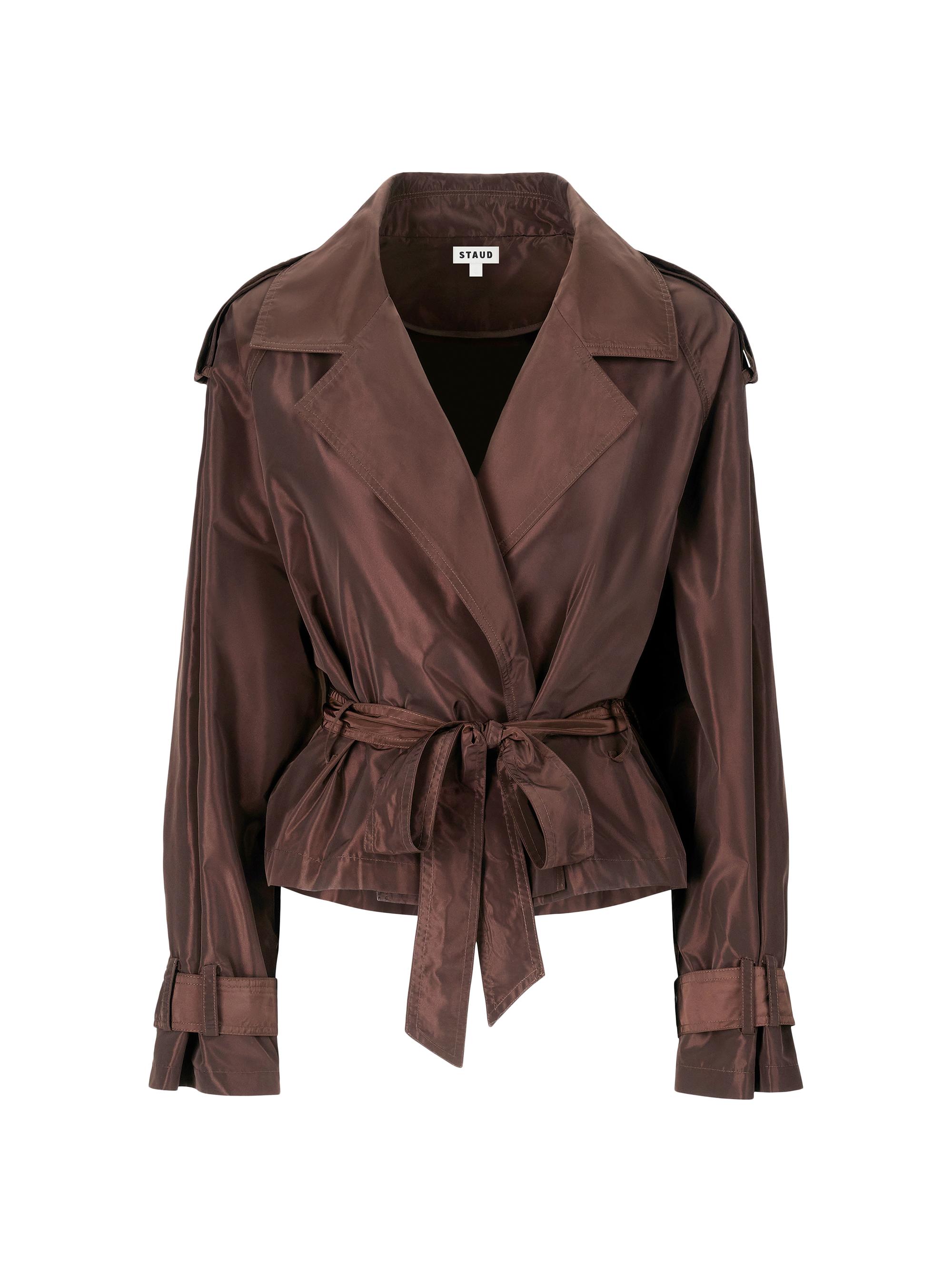 Staud Women's Vale Belted Jacket - Earth