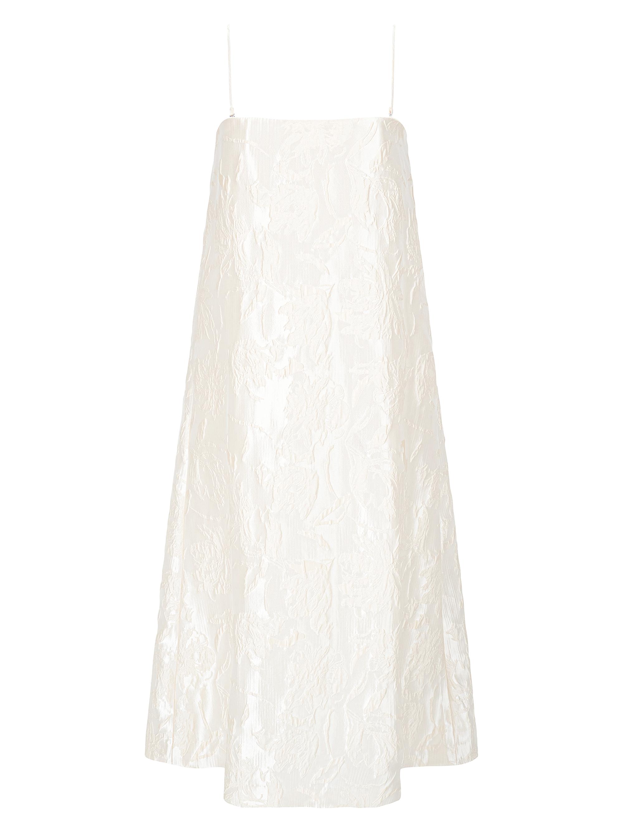 Staud Women's Josie Floral Jacquard Midi-Shiftdress - Botanica