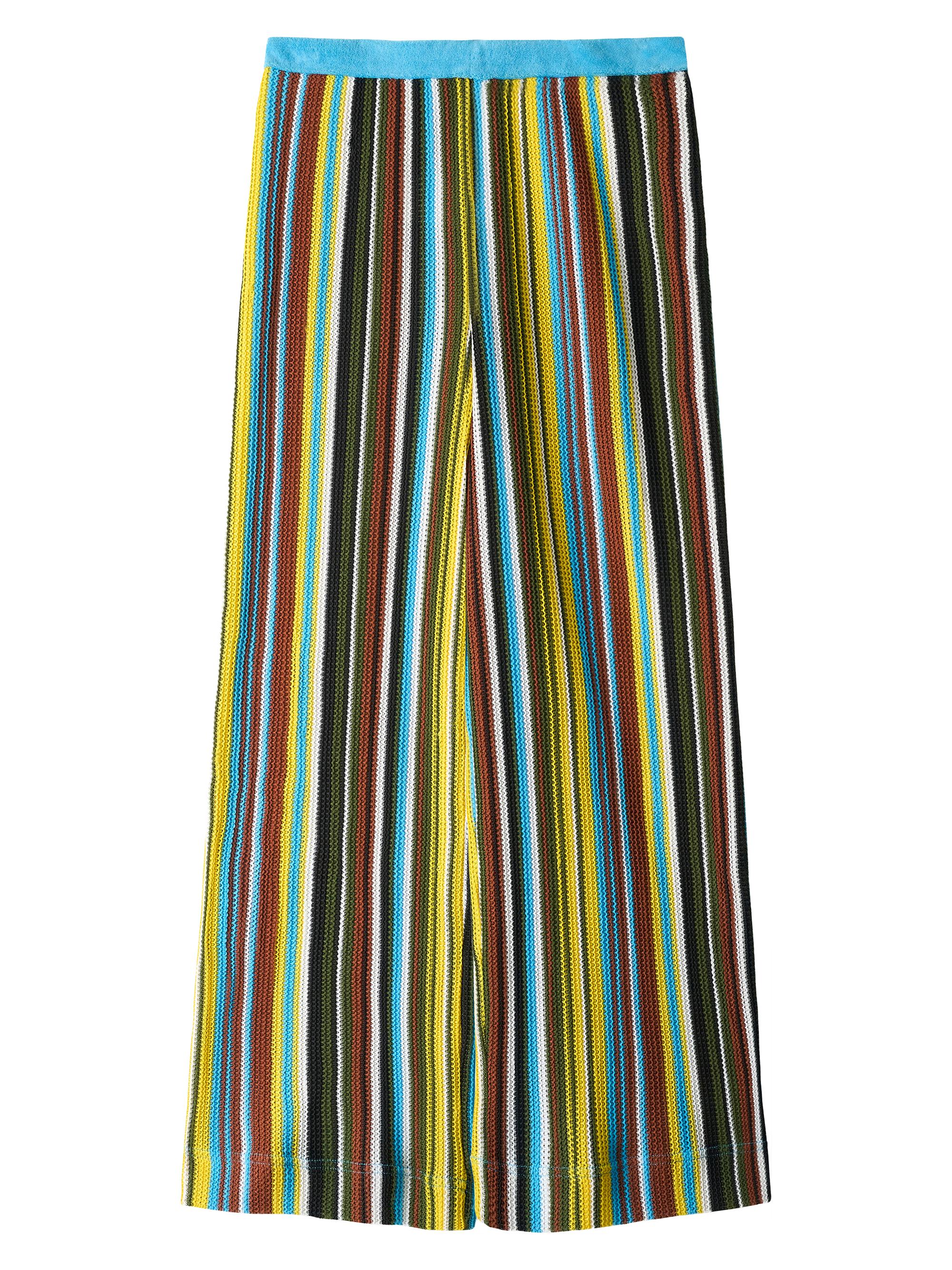 Staud Women's Ali Striped Wide-Leg Pants - Skate Stripe