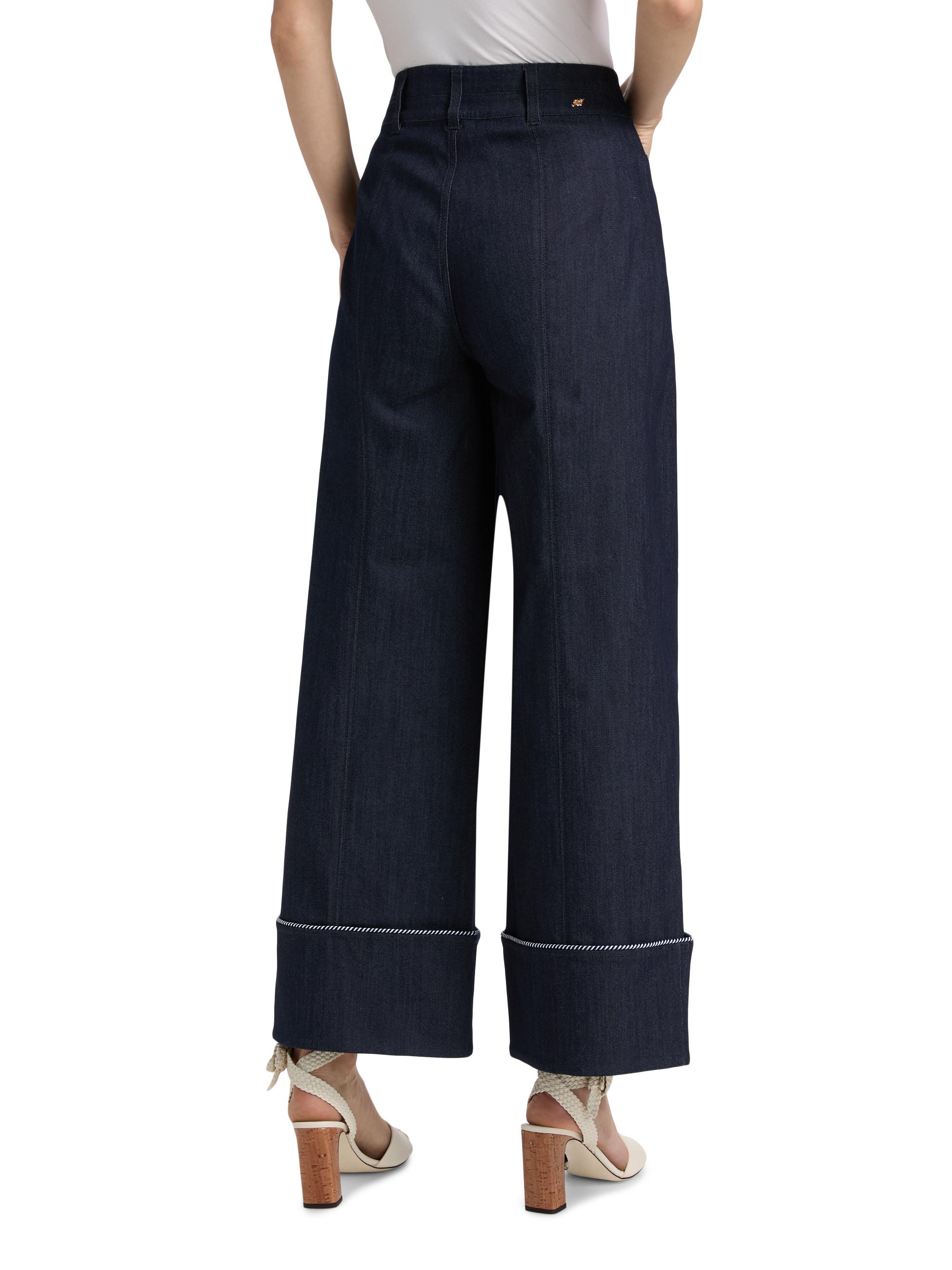 Cinq à Sept Dorothea Twisted-Trim Wide-Leg Pants | Saks Fifth Avenue