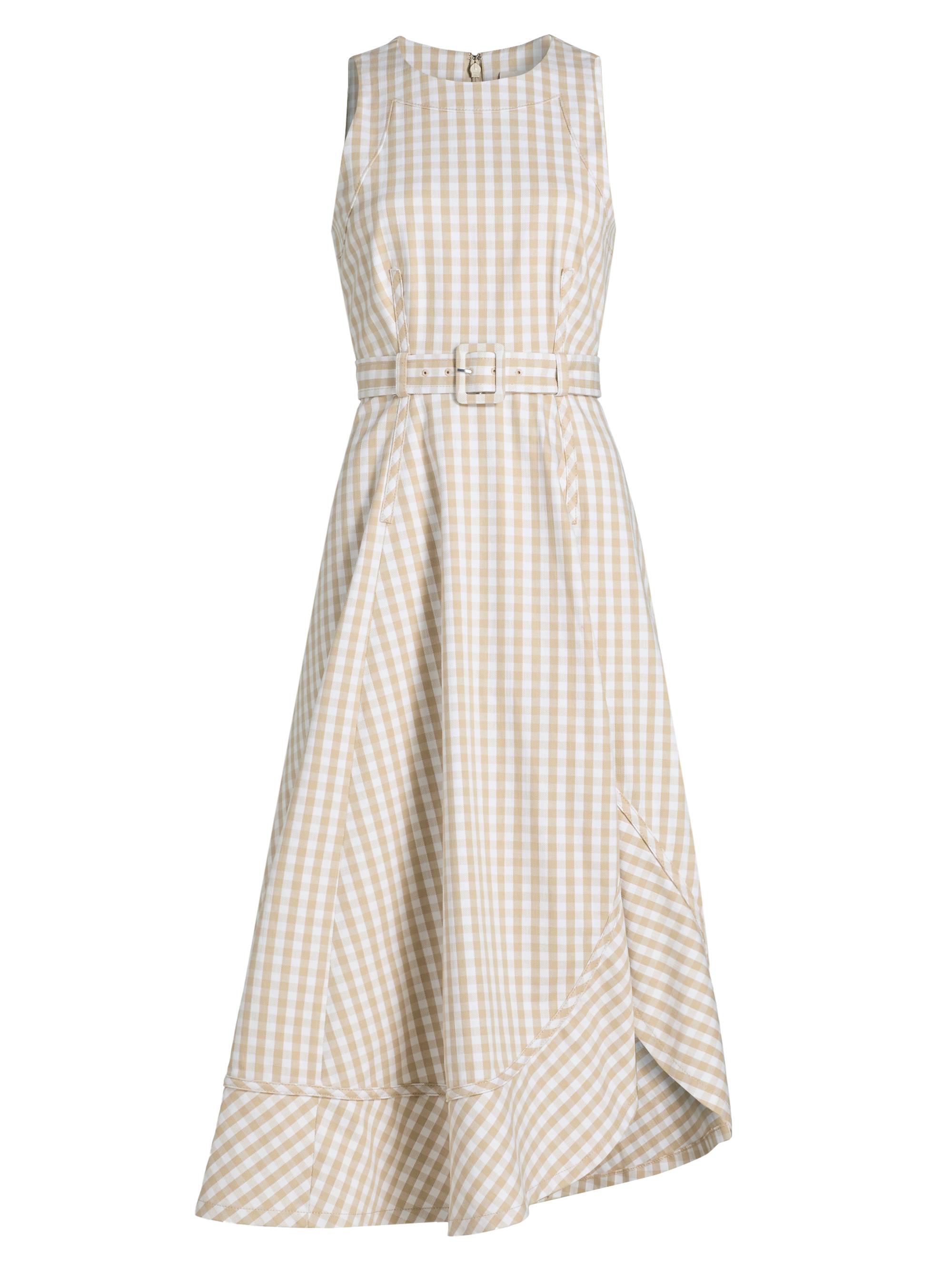 white christmas dresses Plaid Denim Mini Dress