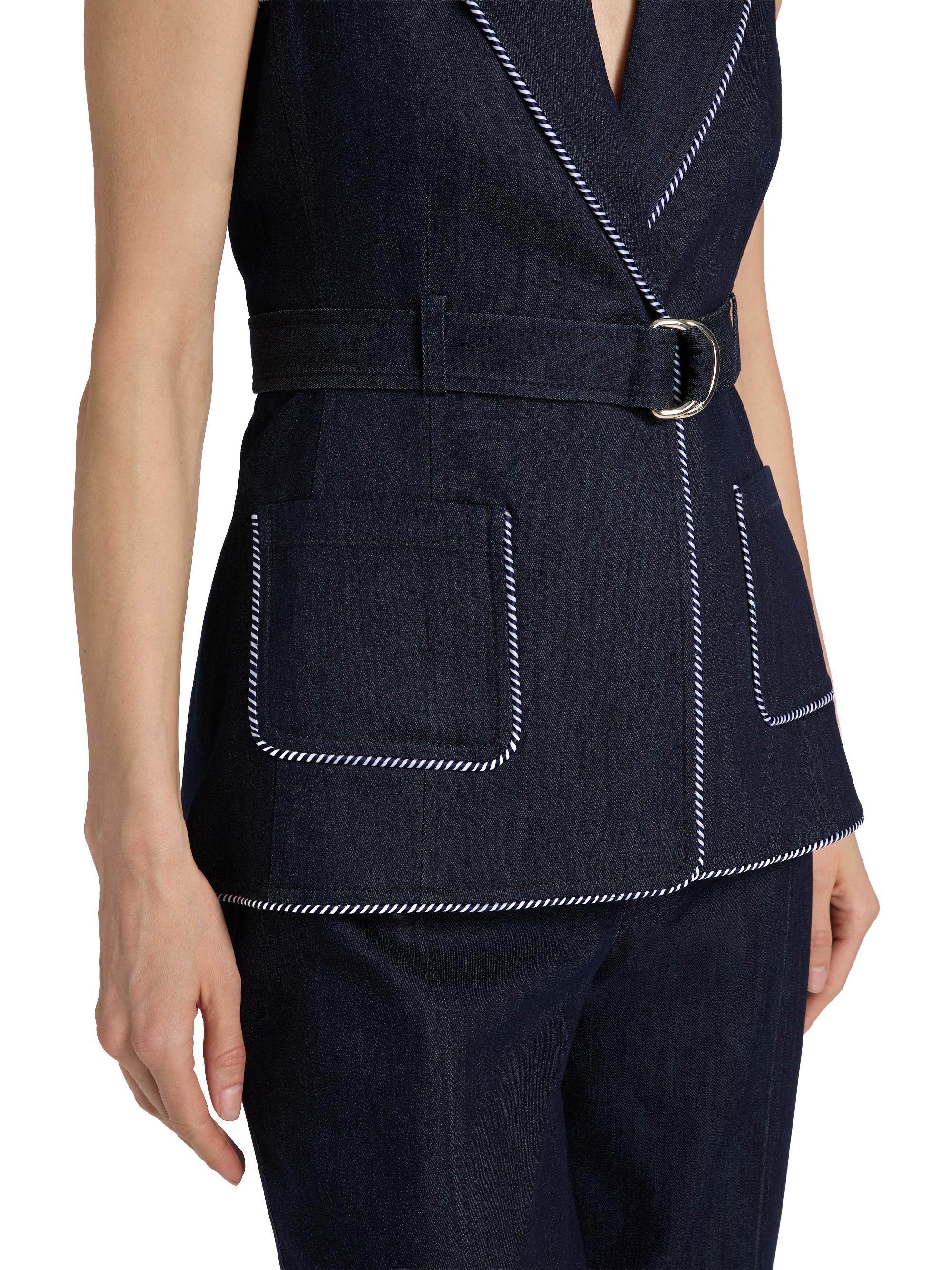 Cinq à Sept Andrea Twisted-Trim Vest | Saks Fifth Avenue