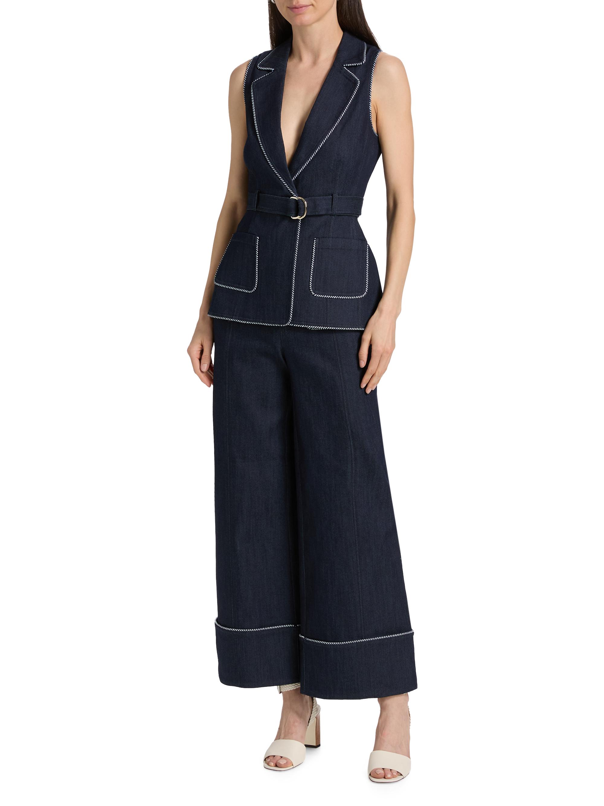 Cinq à Sept Andrea Twisted-Trim Vest | Saks Fifth Avenue