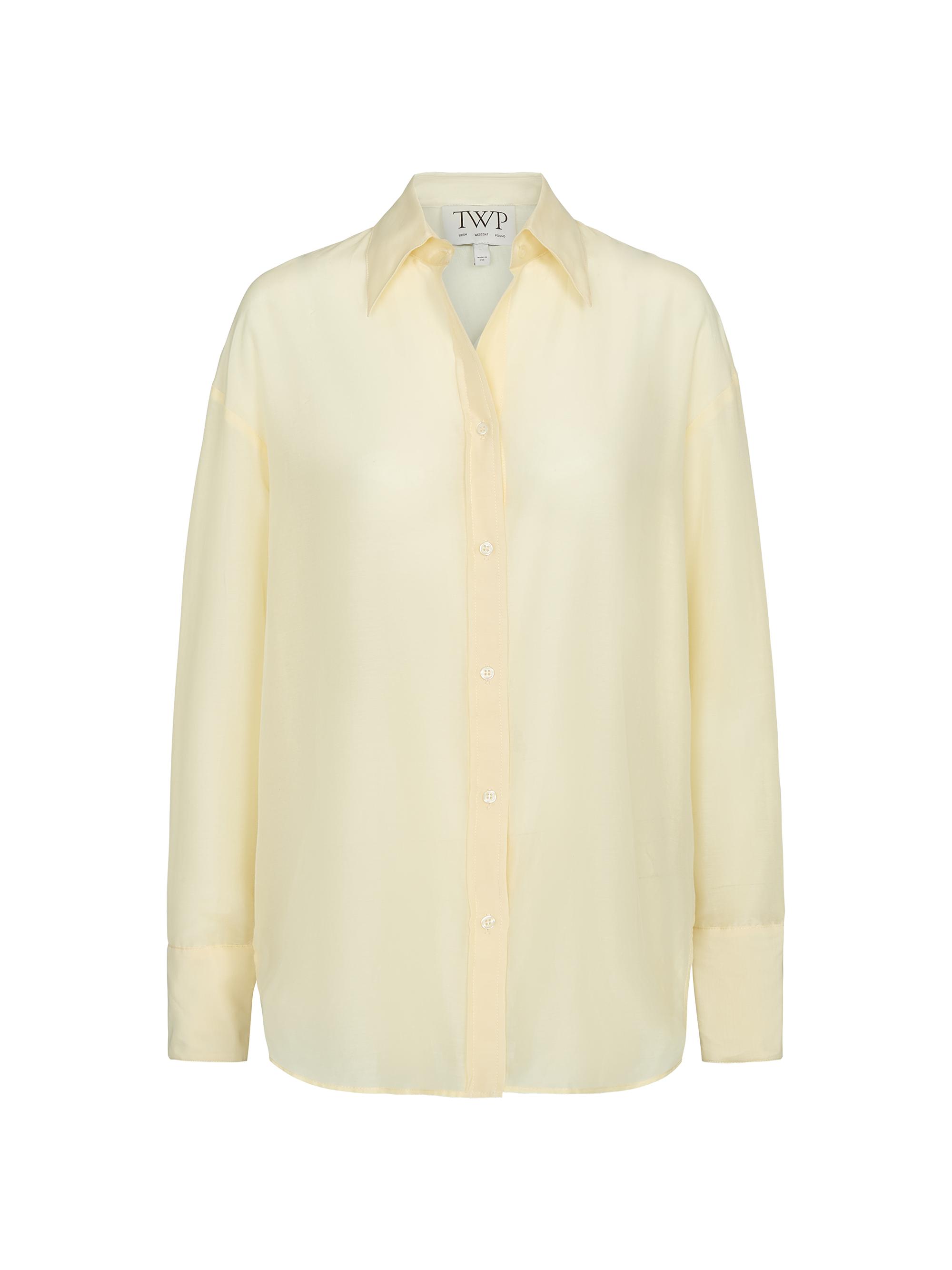 TWP Women's Big Joe Cotton-Silk Shirt - Flan