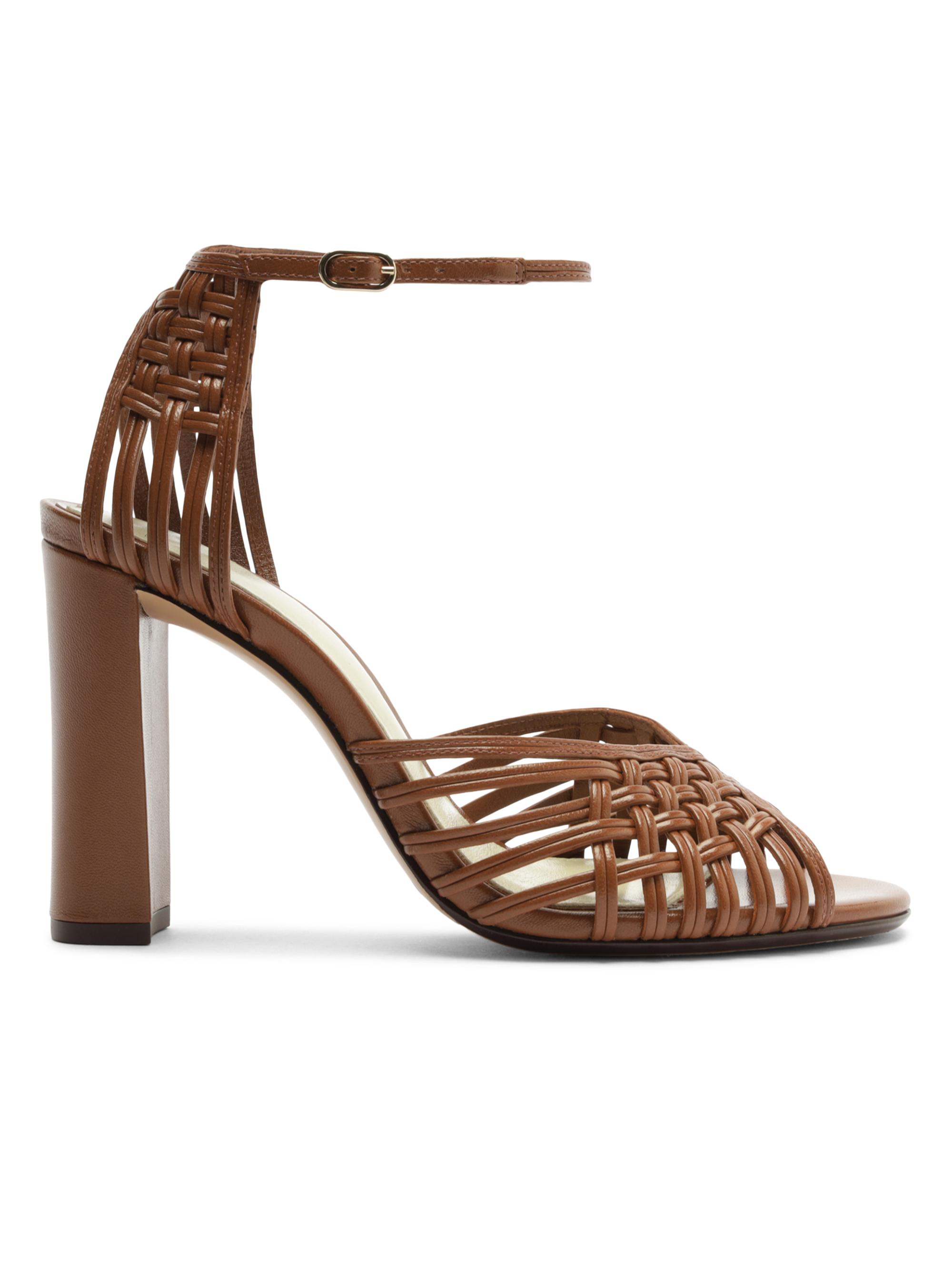 Alexandre Birman Women's Lilian 90MM Leather Sandals - Espresso