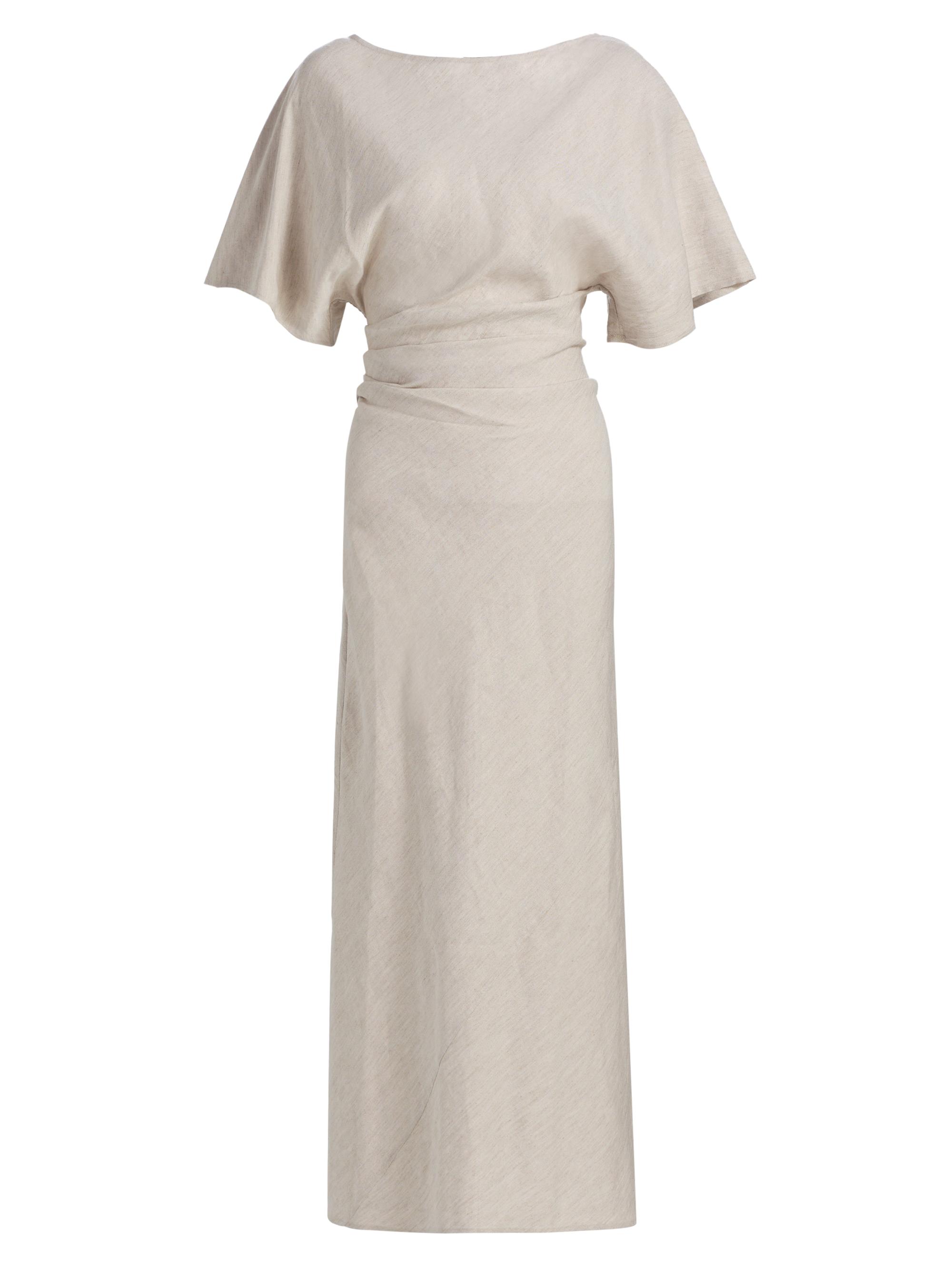 Amelie Linen-Blend Maxi Dress